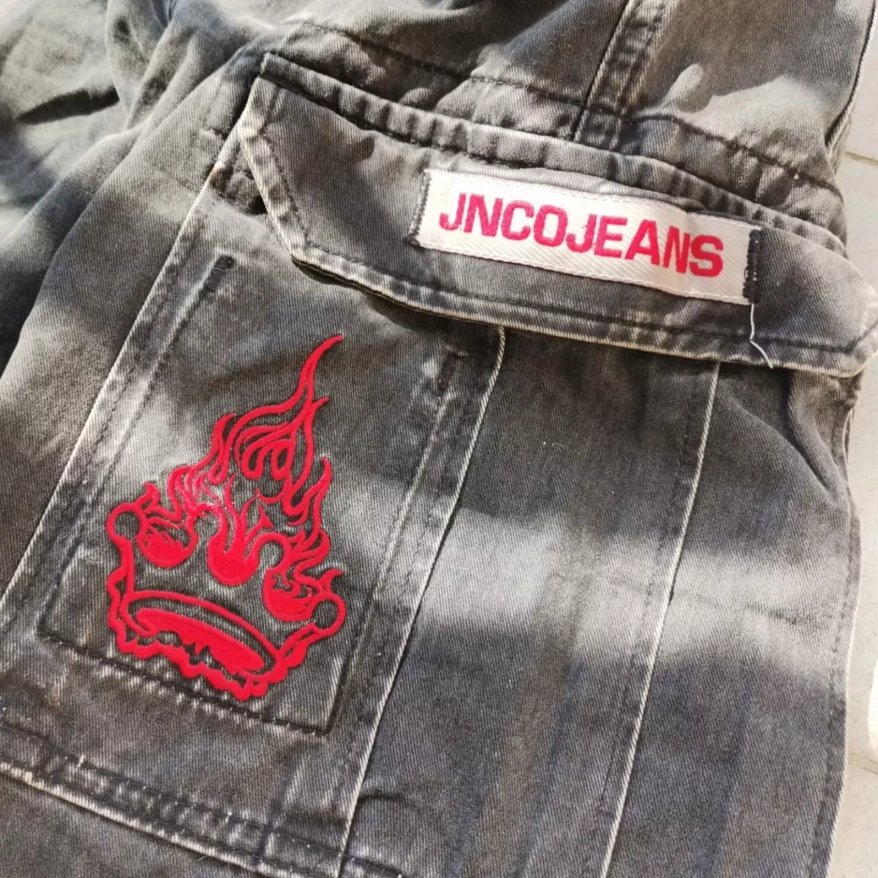 JNCO Shorts VTG JNCO CARGO SHORT MULTIPOCKET Black