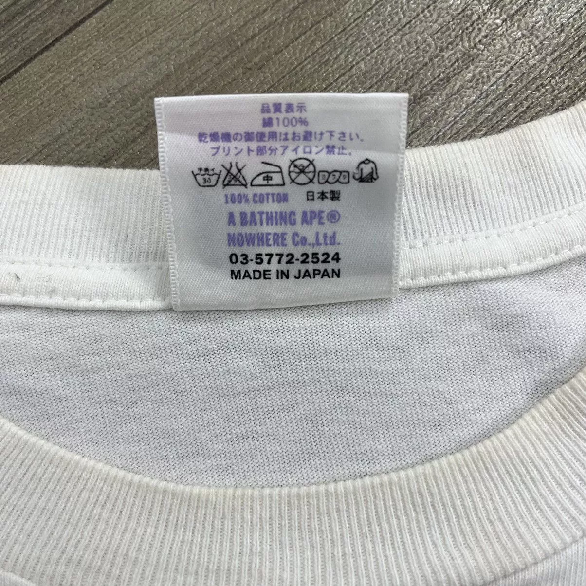 Bape Short Sleeve T Shirts BapeCamo Tee (2006) White