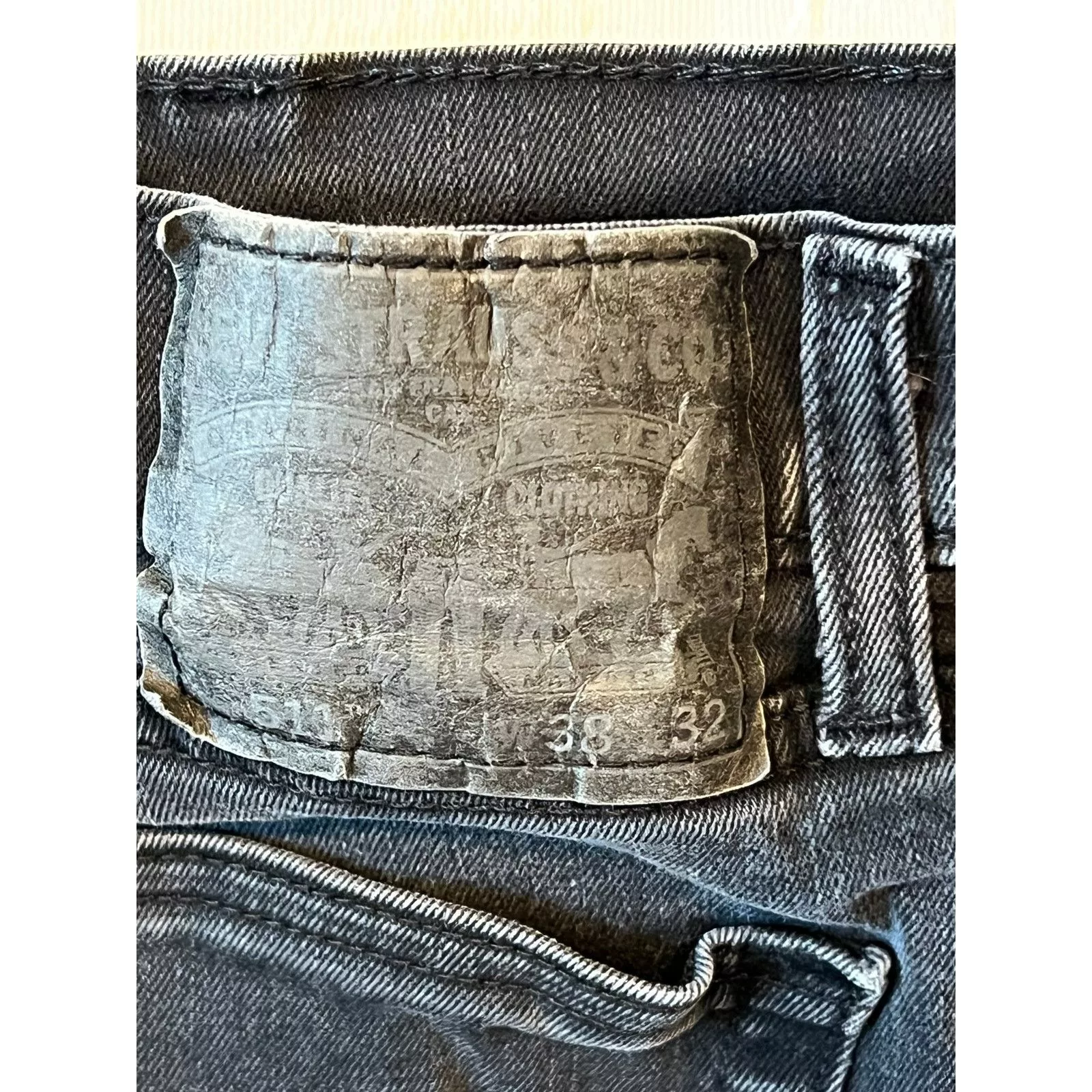 Levi's Denim Levi's 511 Blue Jeans Slim Fit 38x32