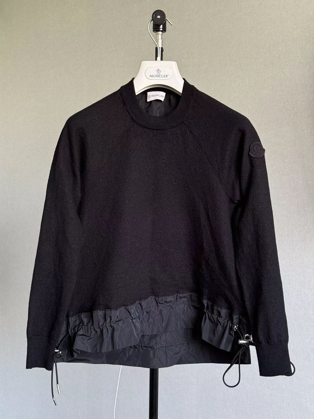 Moncler Sweaters Moncler wool cardigan Blue