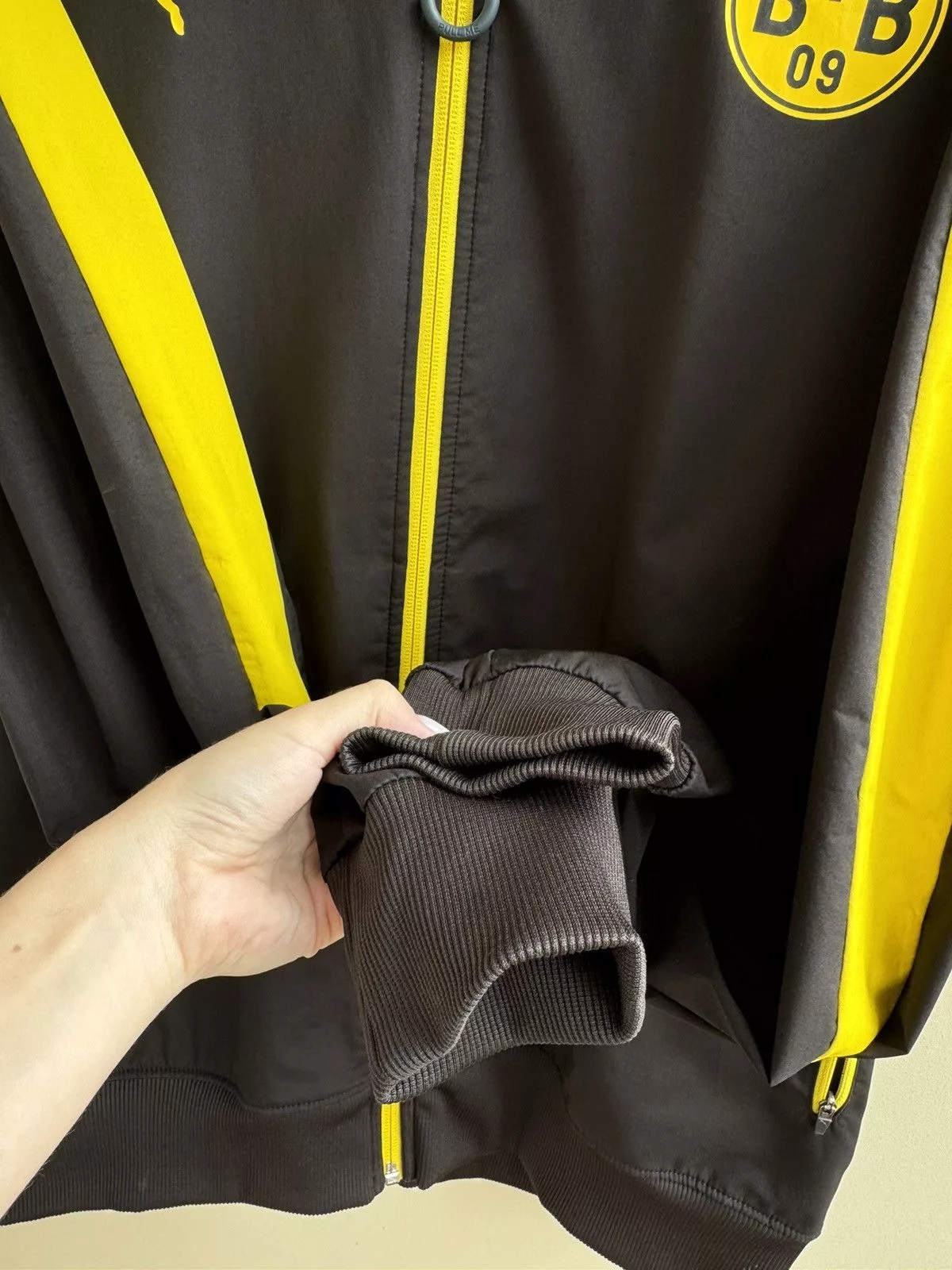 Puma Light Jackets Puma BVB jersey jacket Borussia Dortmund Zip Up Training Track XL Black