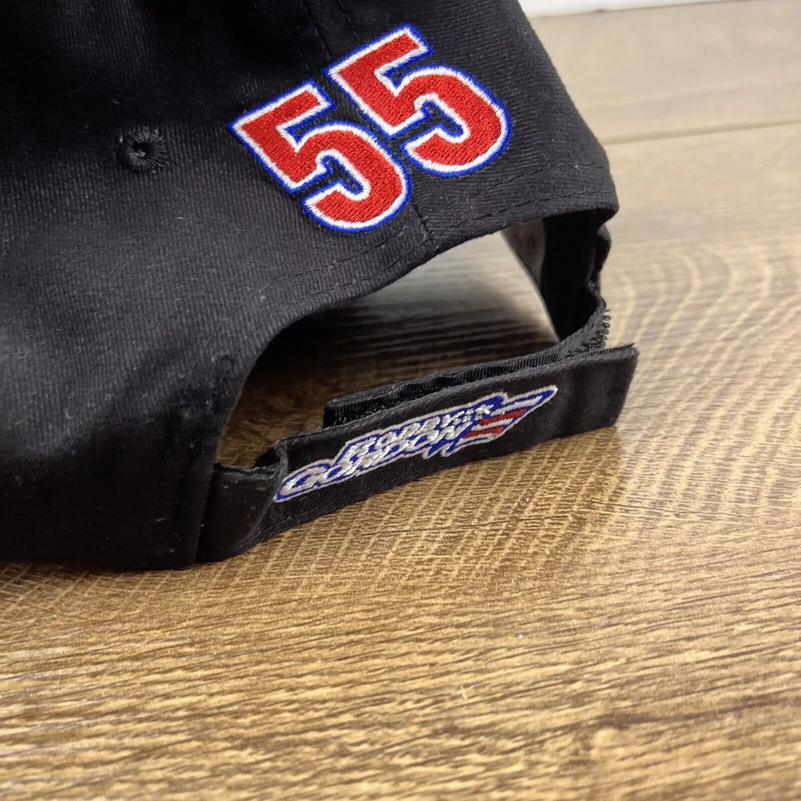 Other Hats Other Fruit of the Loom Racing 55 Hat Black Cap Hat Adjustable Bla