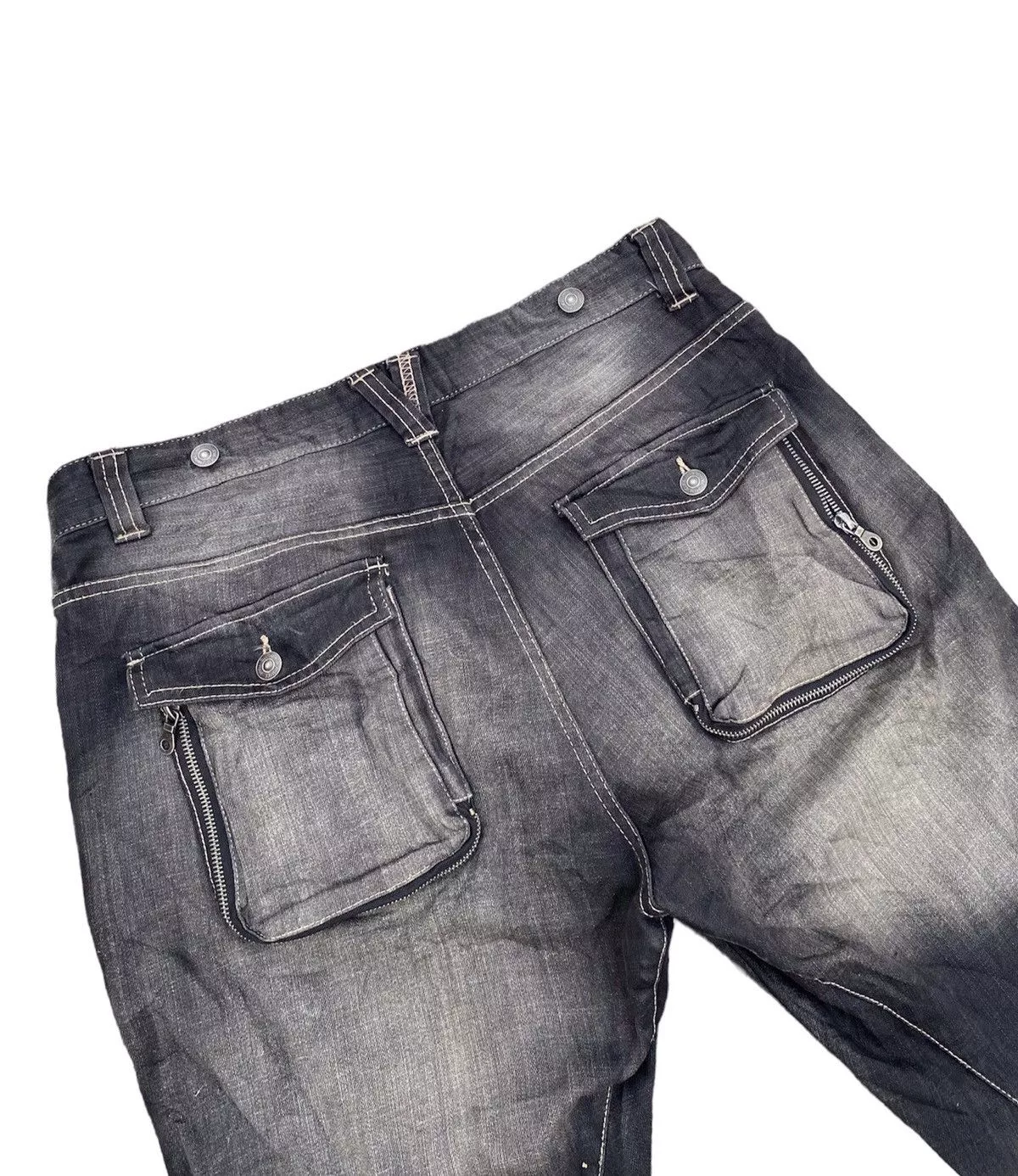 PPFM Denim PPFM Rare Twril Punk MultiPocket Denim pants Black