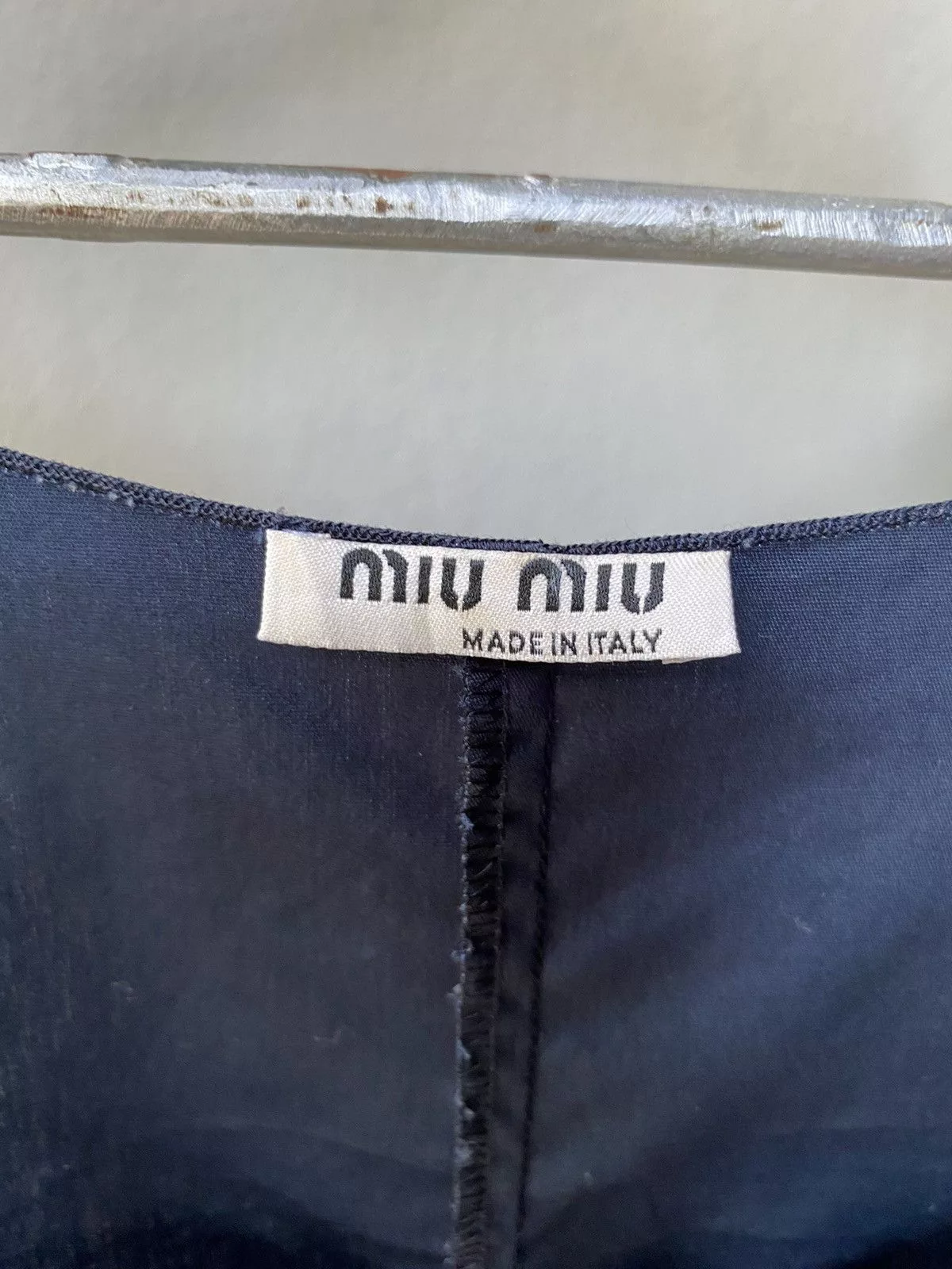 Miu Miu Blouses Miu miu navy blouse Blue
