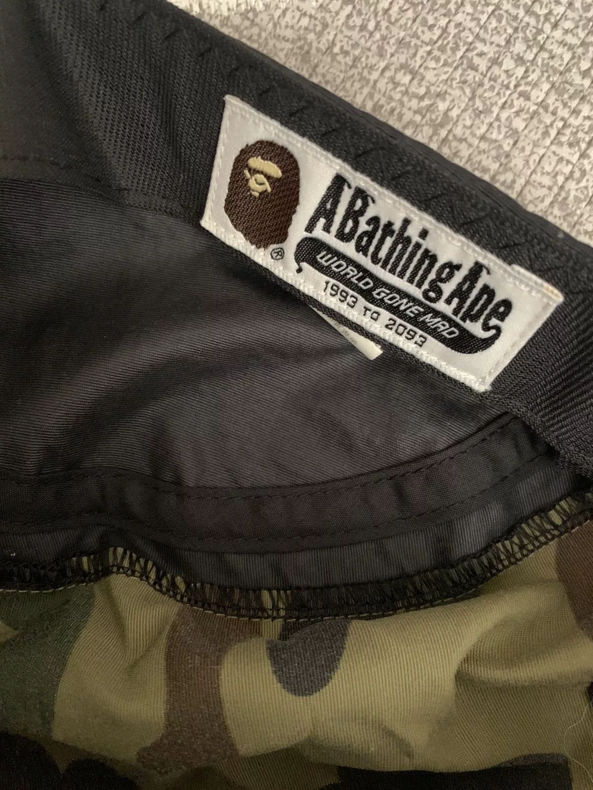 Bape Hats Bape 1st Camo Jet Cap Black
