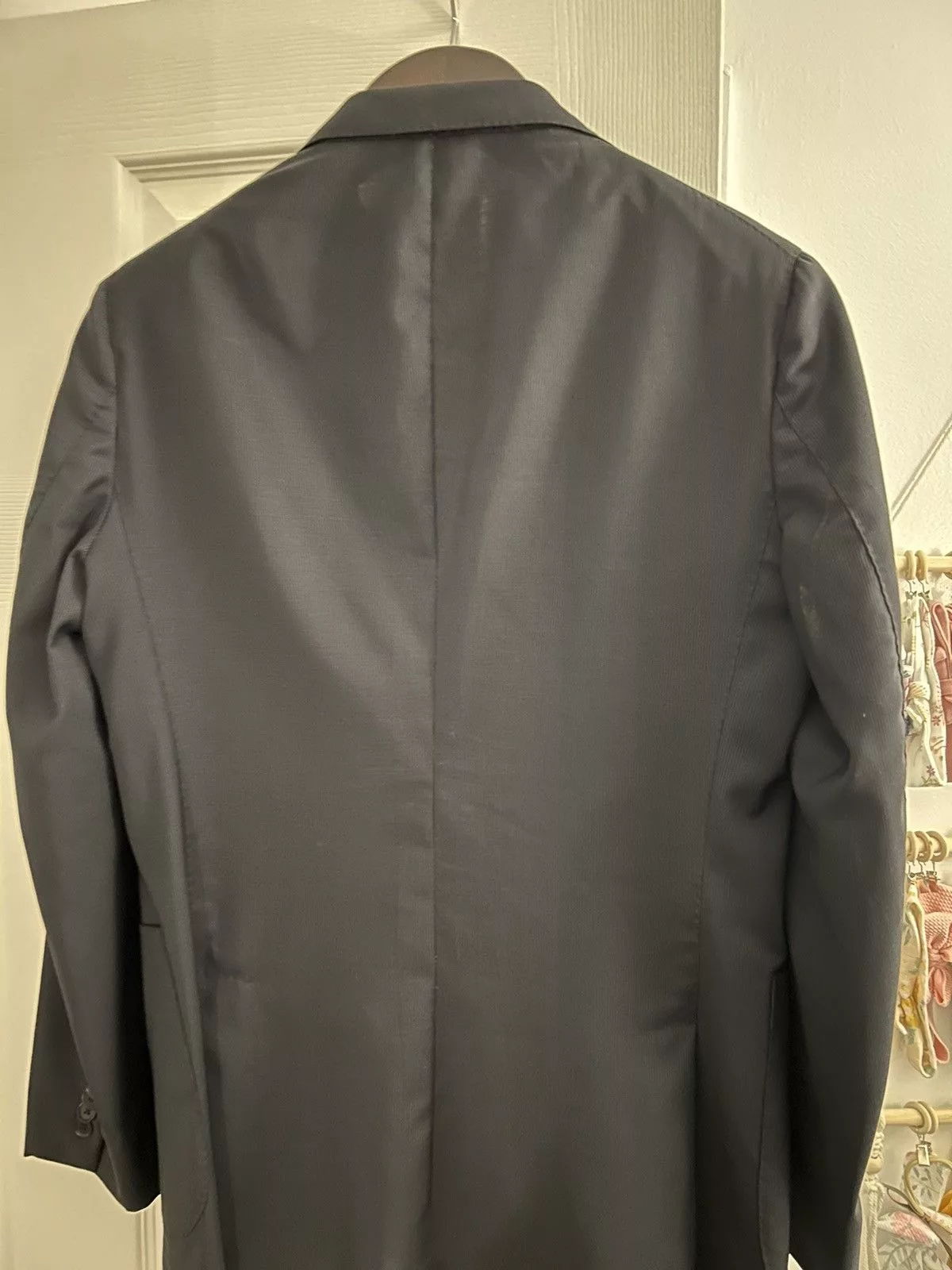 Eidos Napoli Blazers Eidos Napoli Navy Unstructured Blazer Blue