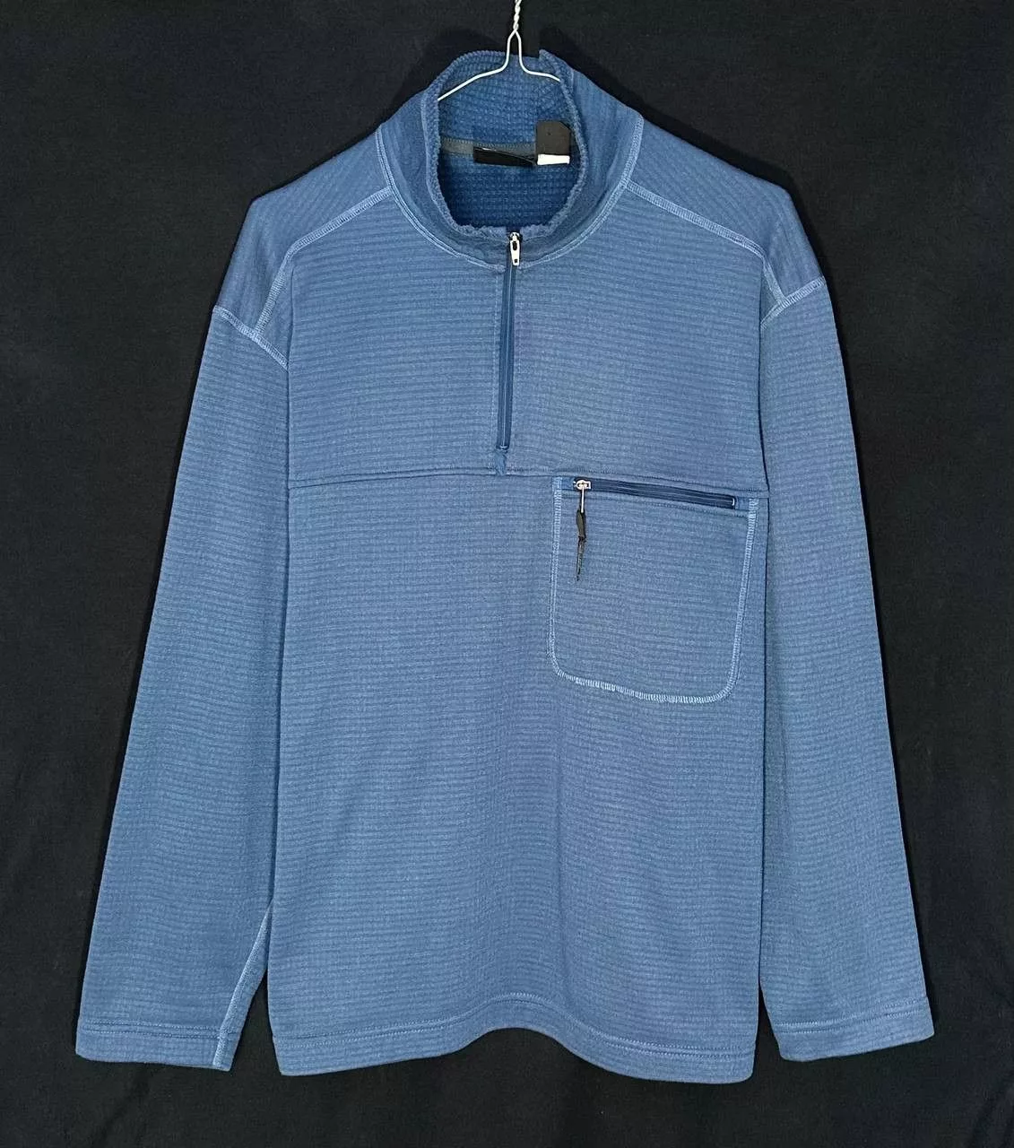 Patagonia Sweaters Knitwear Patagonia × Vintage Patagonia Vintage 1/4 Zip Waffle Polartec Regulator Shirt Blue
