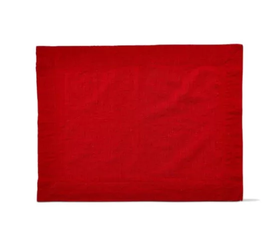 Red Thread Slub Placemat