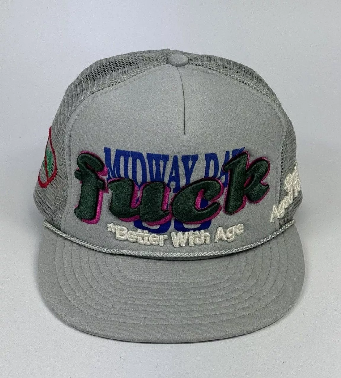 Better With Age Hats Better With Age F*** EMBROIDERED VINTAGE CAP Gray