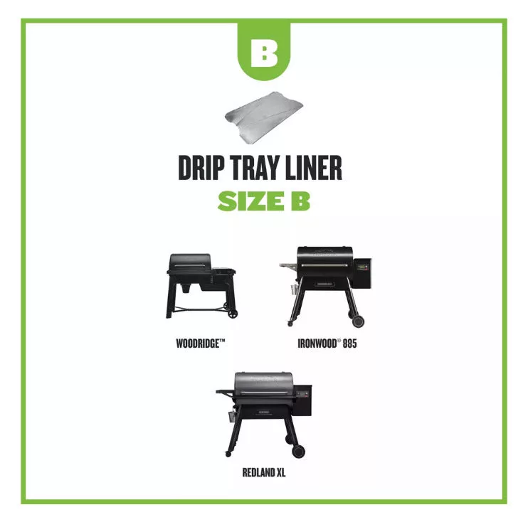 DRIP TRAY LINERS - 5 PACK - SIZE B