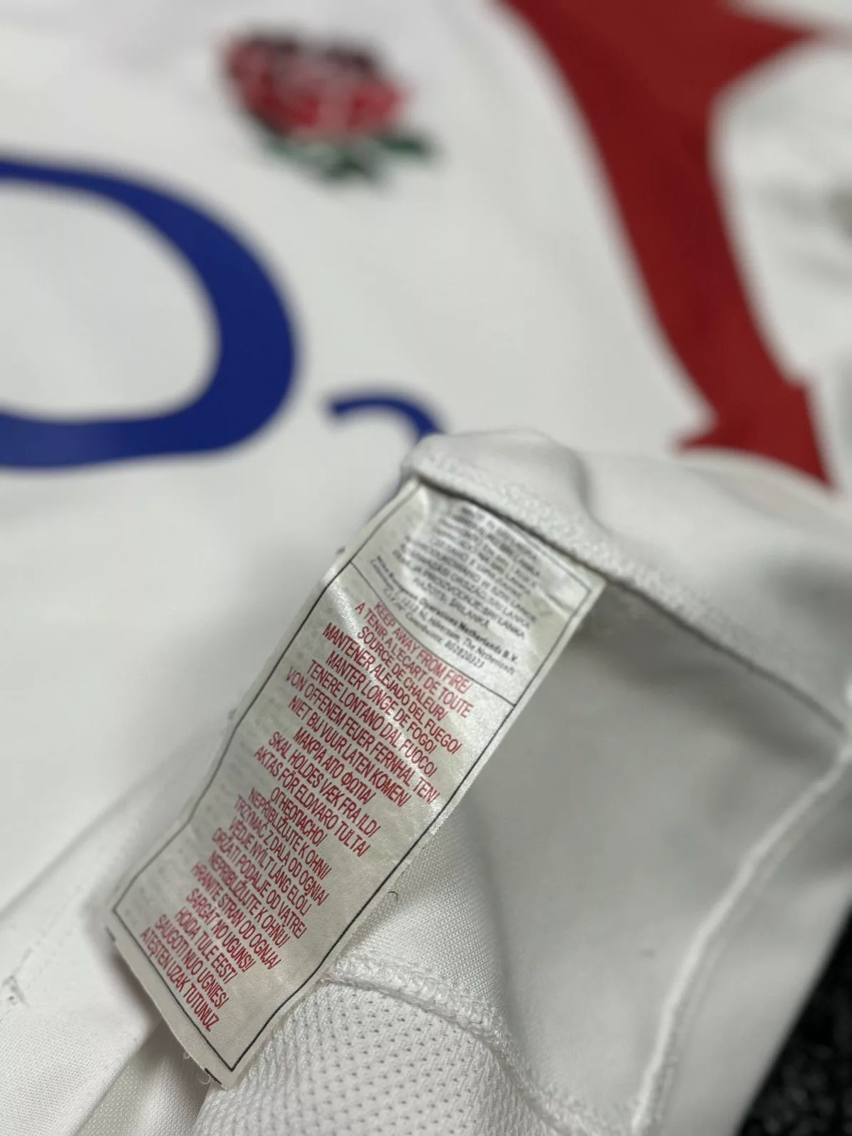 Nike Jerseys Nike × Vintage Nike rugby 🏉 England 🏴󠁧󠁢󠁥󠁮󠁧󠁿 size M White