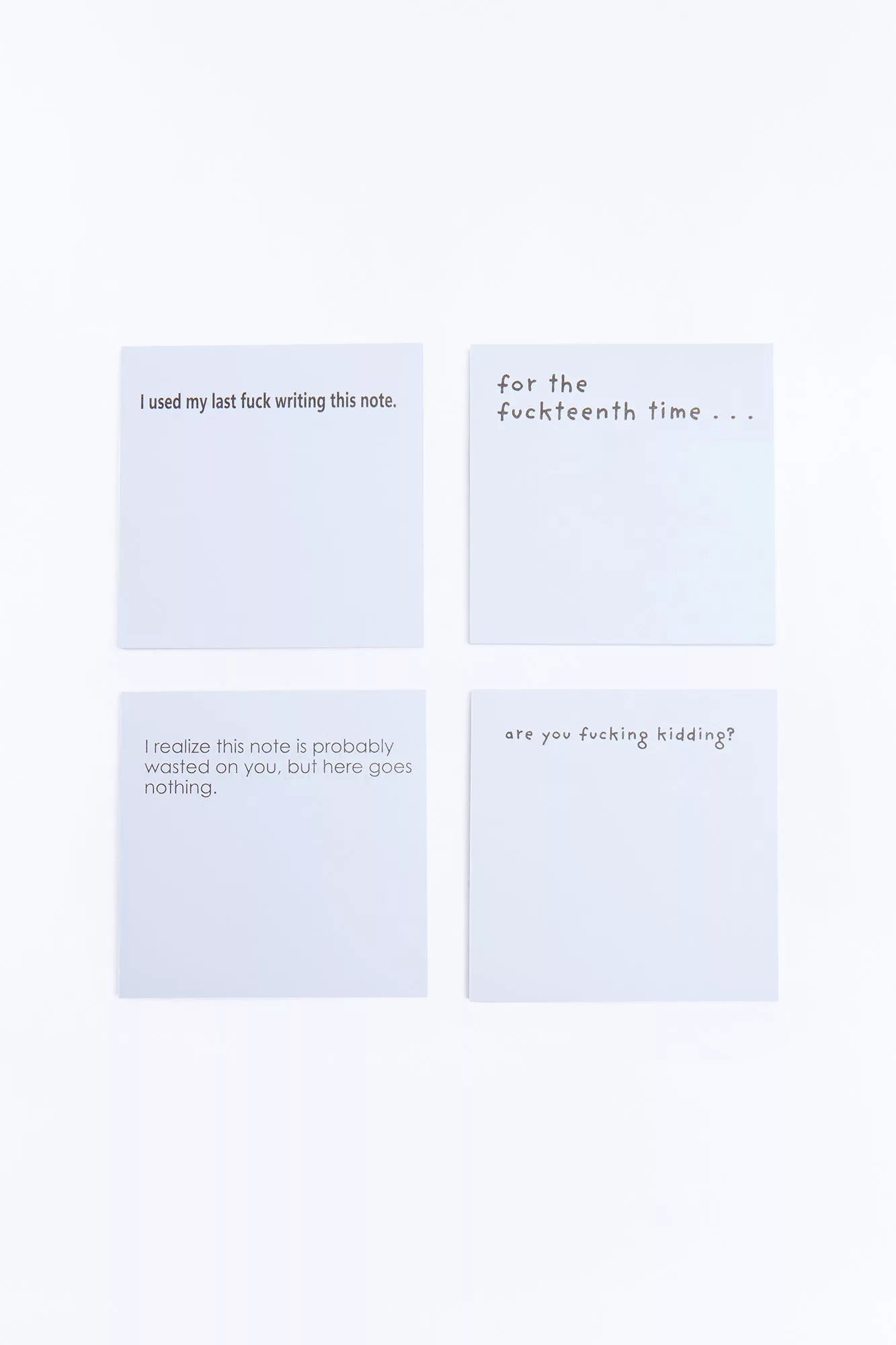 Snappy AF Sticky Notes 4 Pack Set - White