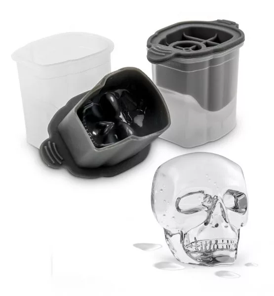 Skull Ice Molds 2/set