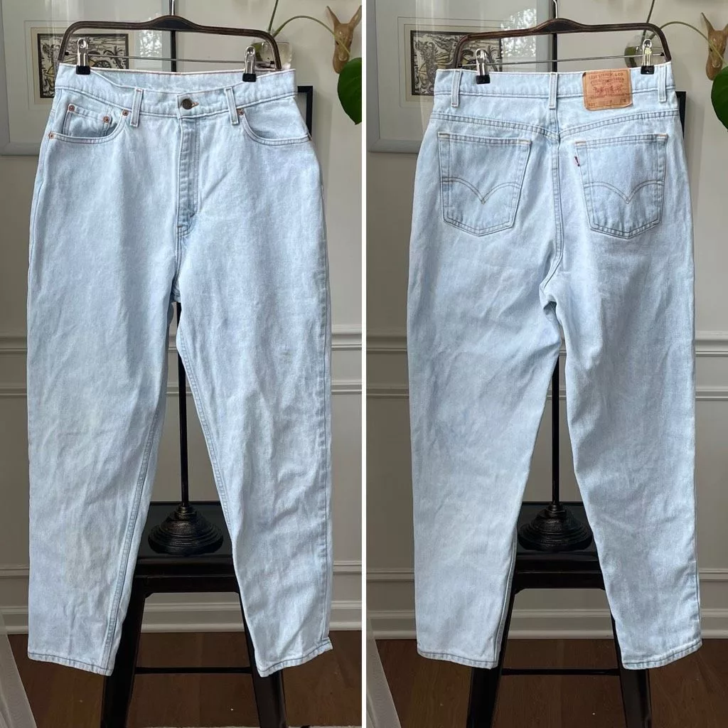 Levi's Jeans Levi's Levi’s Vintage 90s 521 Tapered Fit Jeans 16 Short Blue