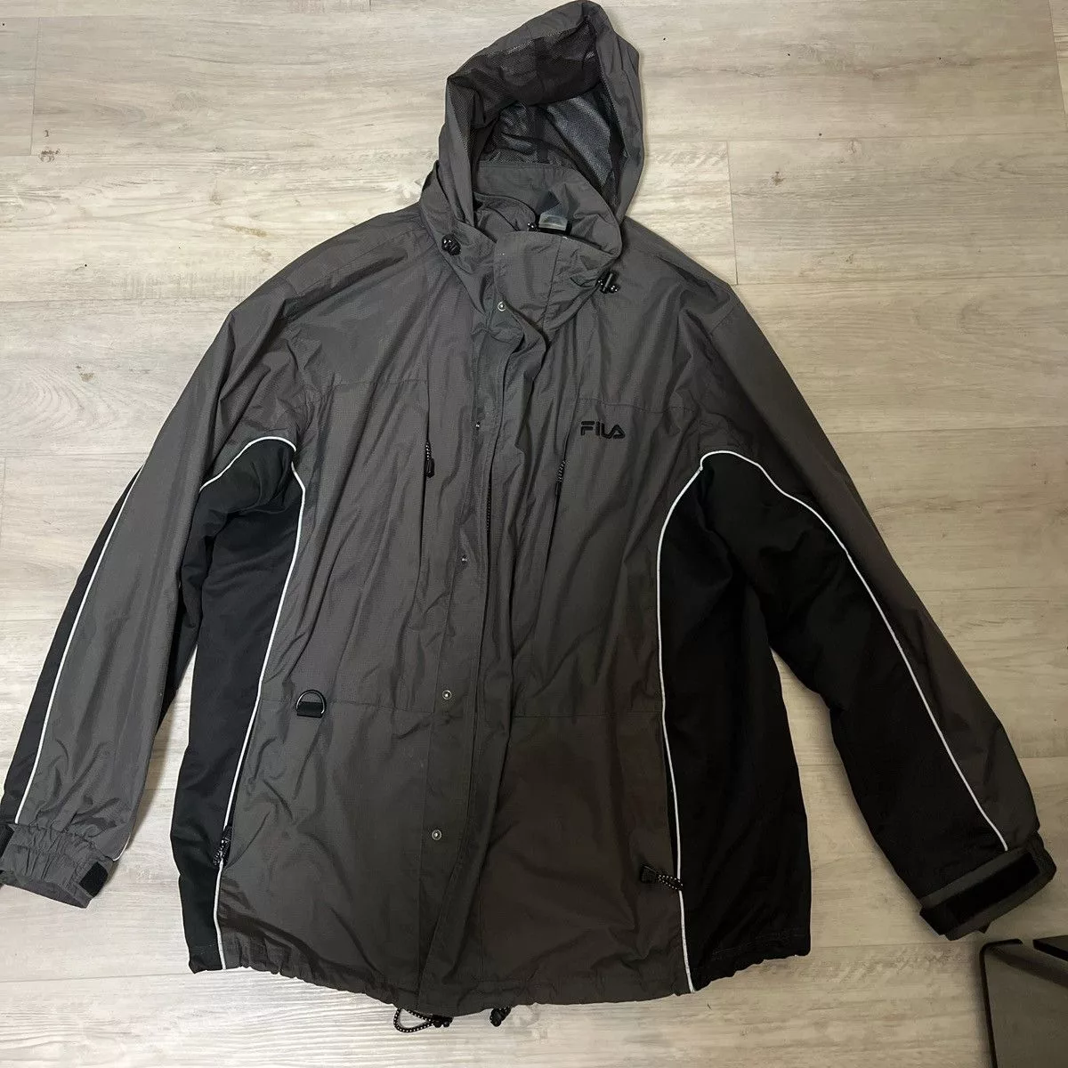 Fila Raincoats FILA Windbreaker Jacket Gray