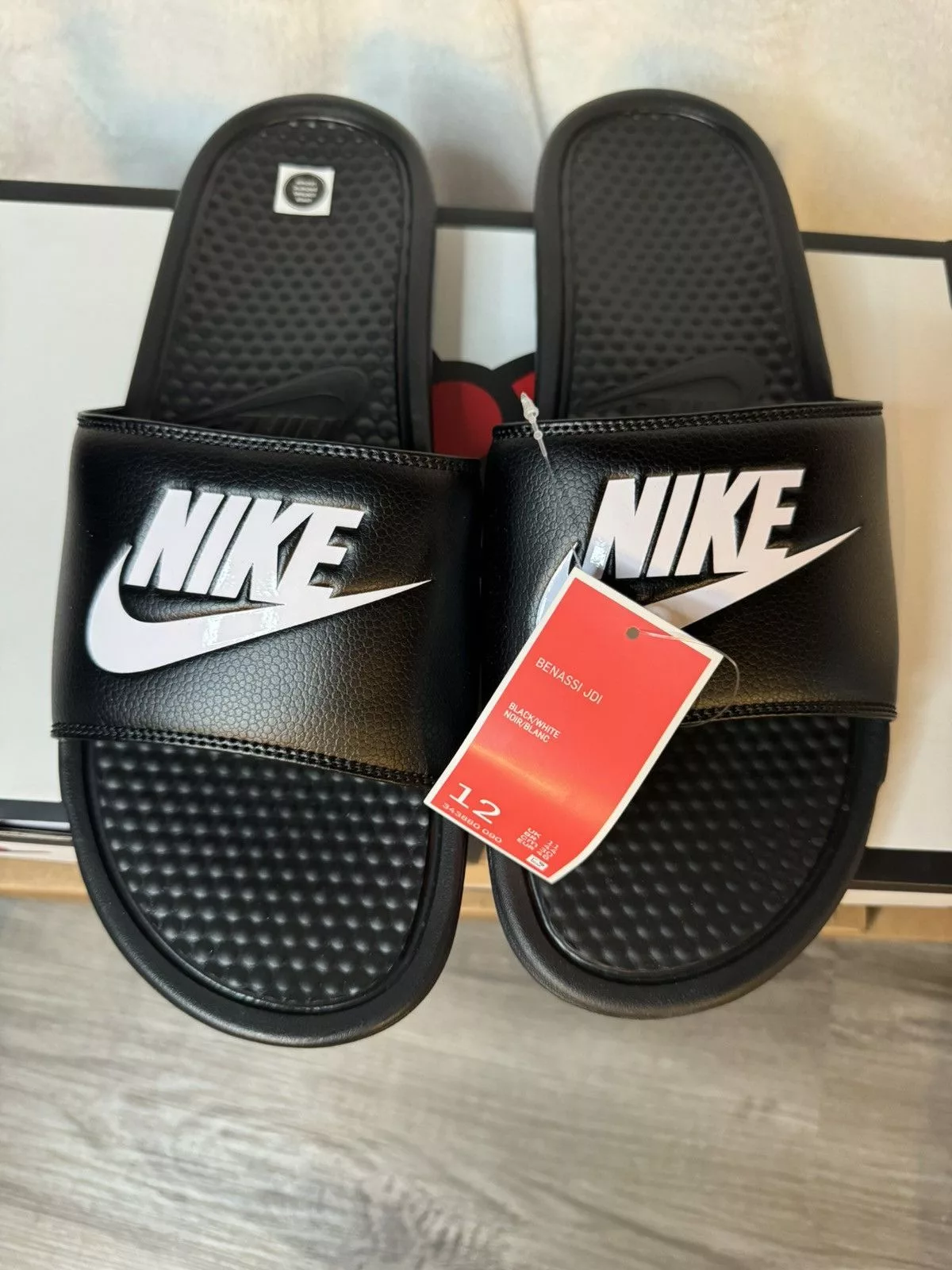 Nike Slip Ons Nike Benassi Slide Black