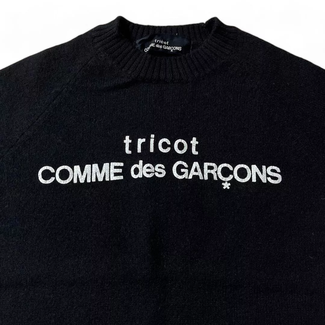 Comme des Garcons Sweaters Knitwear Comme Des Garcons - S AW99 Tricot Knit Sweater Black Vintage