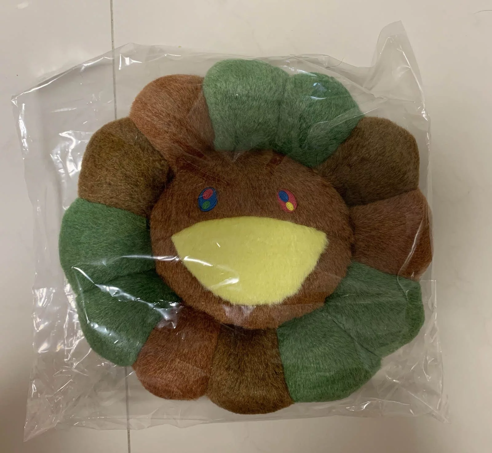 Takashi Murakami Miscellaneous Takashi Murakami Rare Flower Cushion 30cm Green