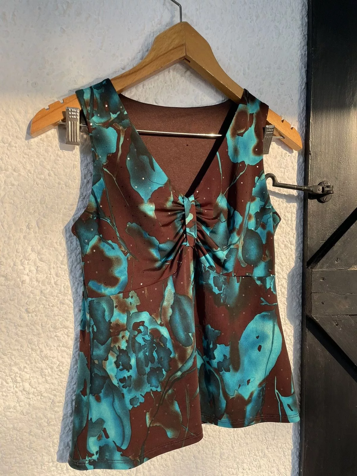 Vintage Blouses Vintage Y2k blouse Brown