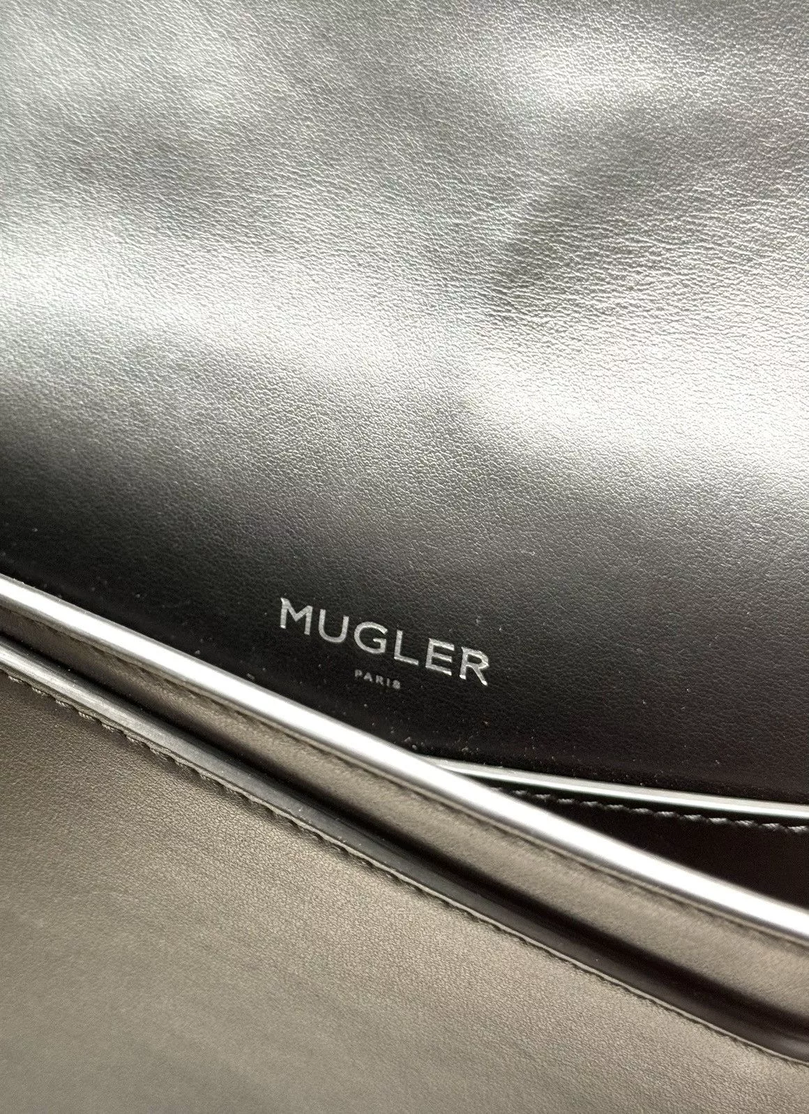 Mugler Shoulder Bags Mugler black leather bag