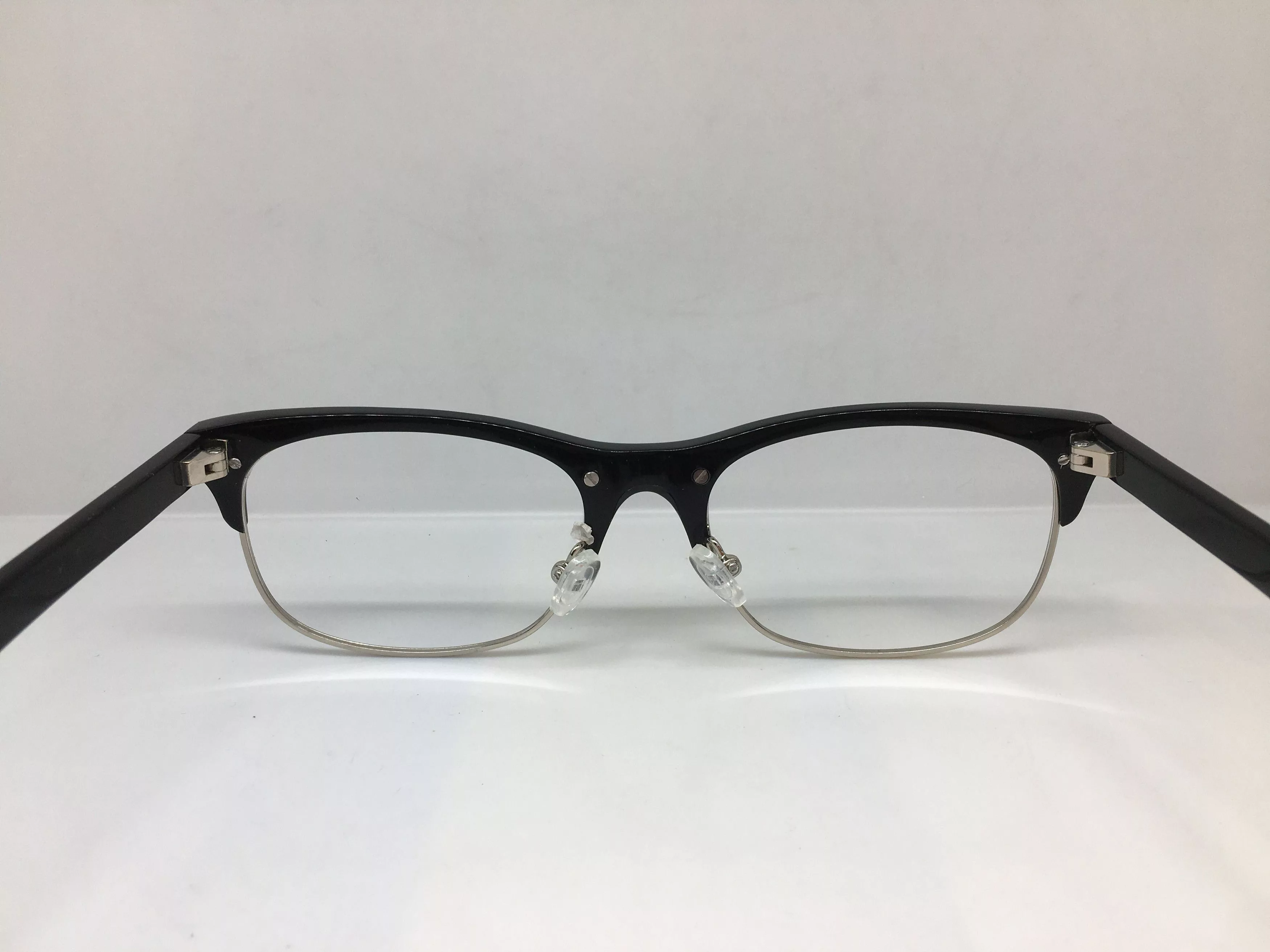 Other Glasses Other Mod Malcolm X Black Silver Eyeglasses Frame