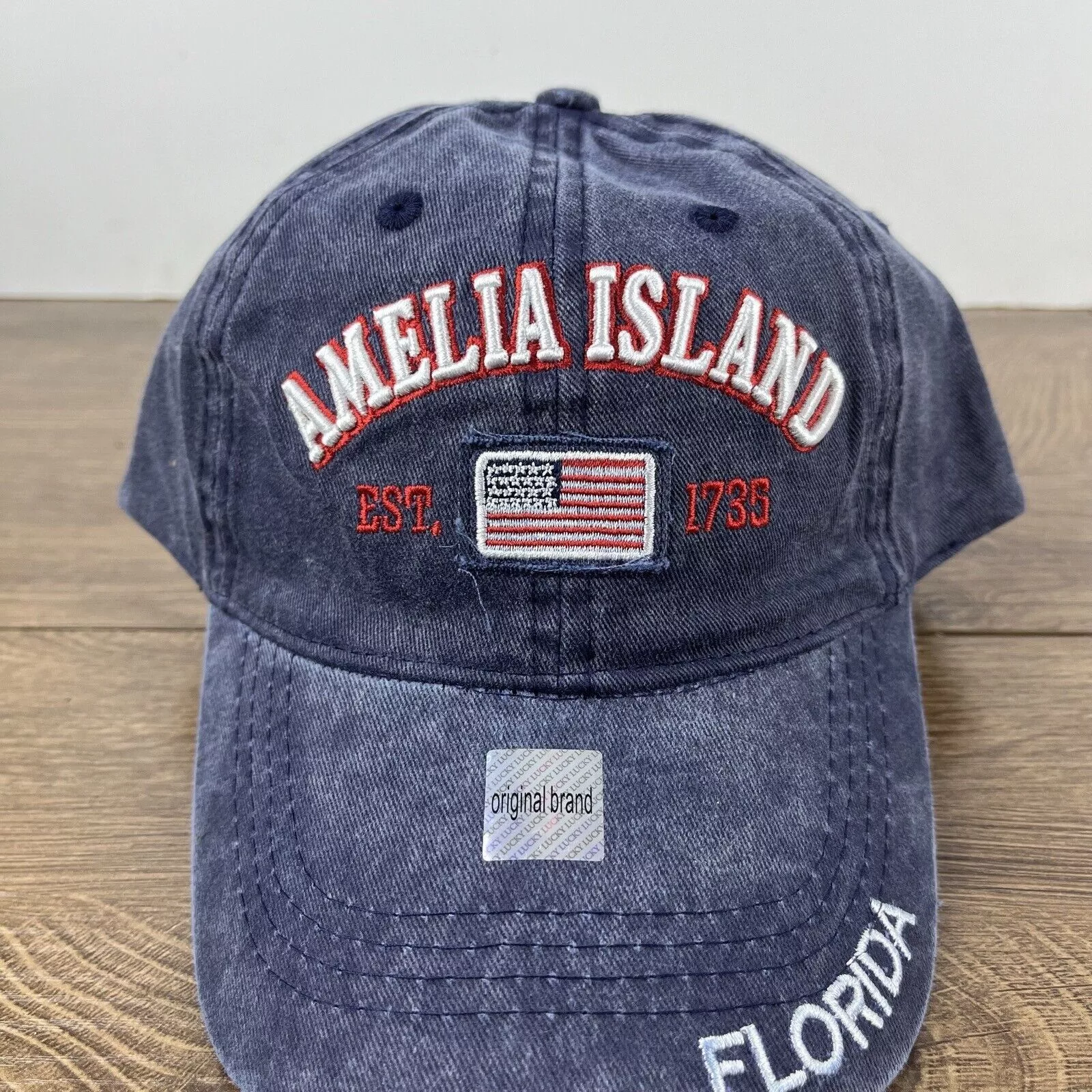 Other Hats Other Amelia Island Florida Hat Amelia Island Blue Hat Adjustable