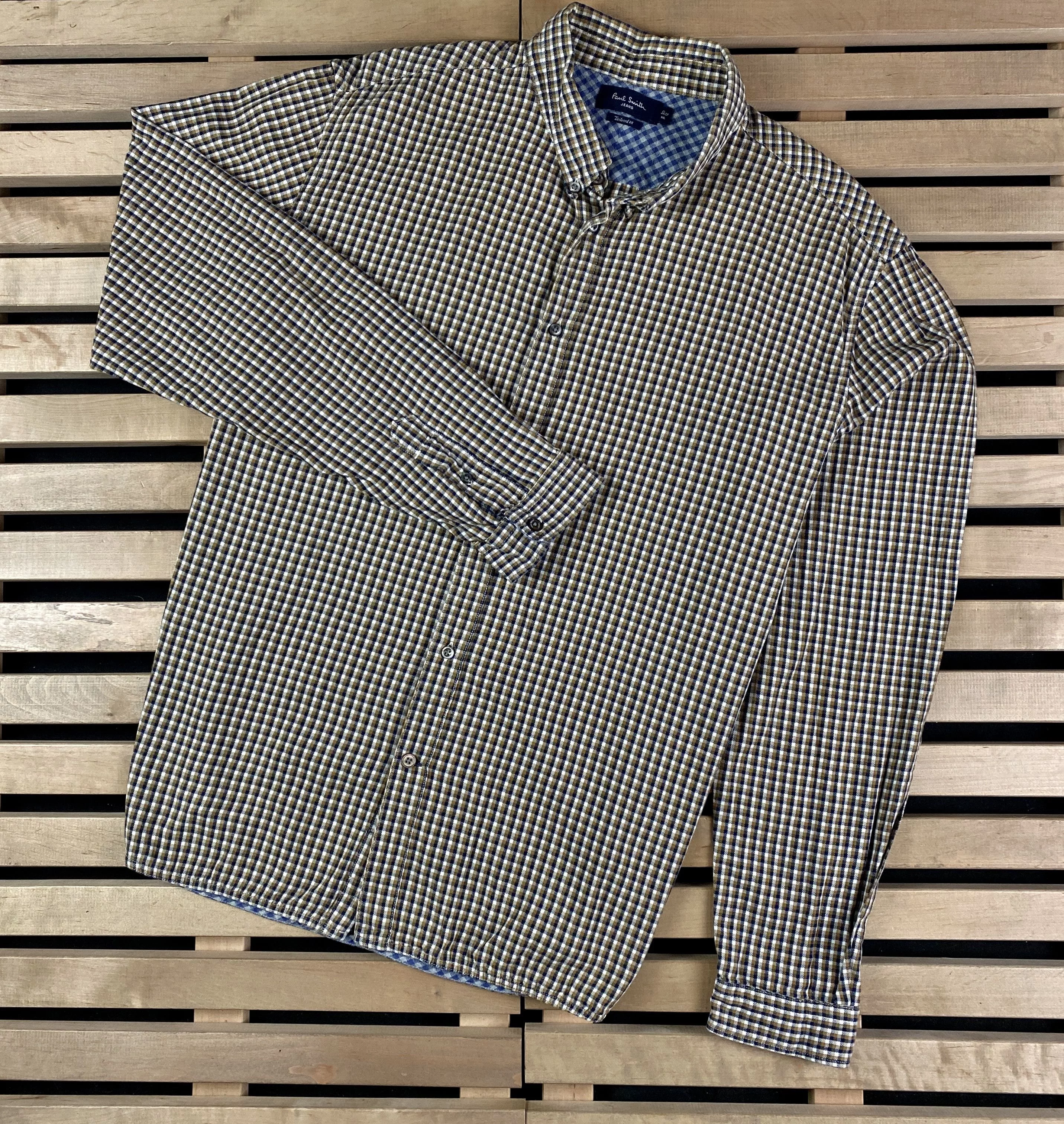 Paul Smith Shirts Button Ups Mens Shirt Long Sleeve Paul Smith Vintage Size XXL/2XL Multi Luxury