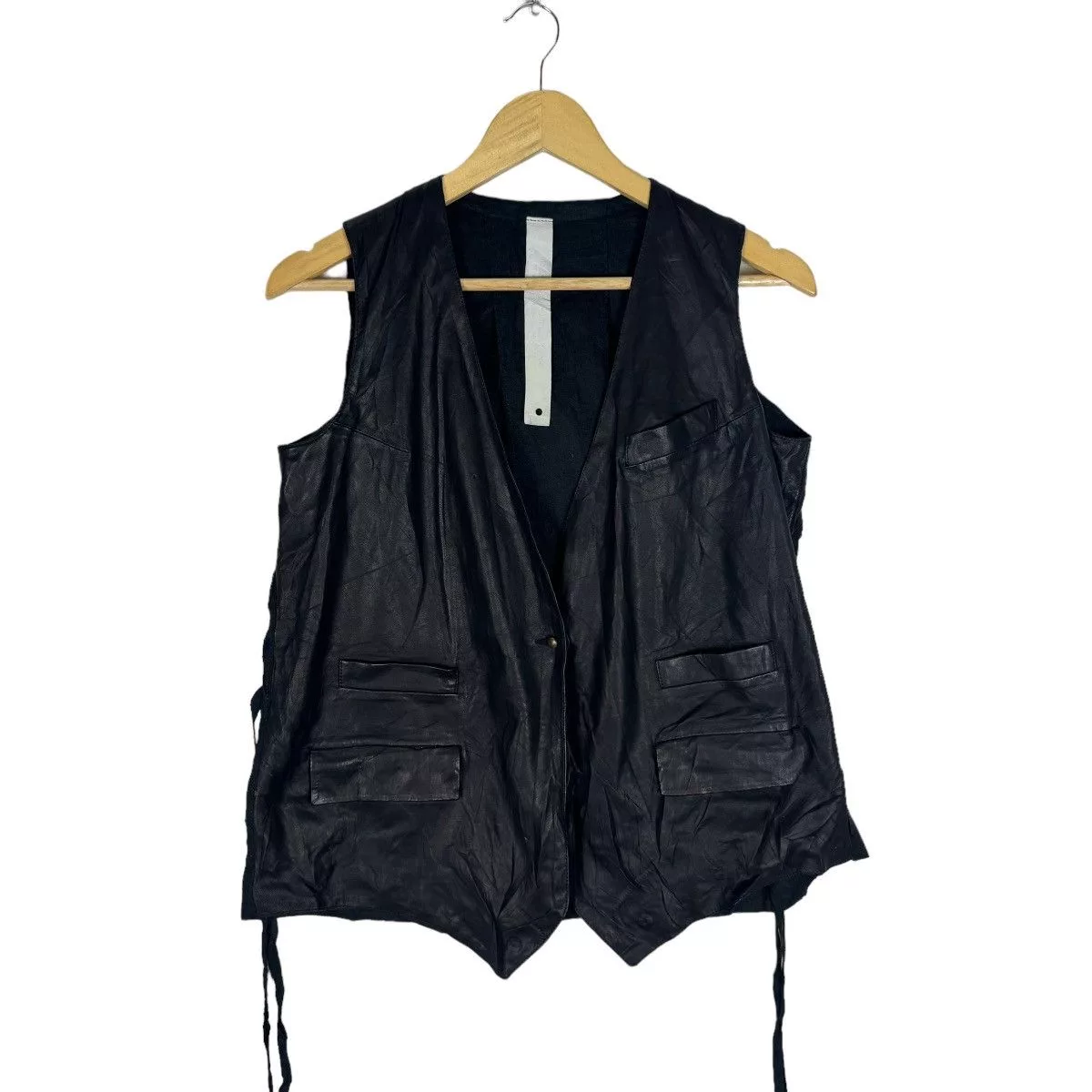 Isaac Sellam Experience Vests 🔥ISAAC SELLAM EXPERIENCE LAMBSKIN BLACK VEST
