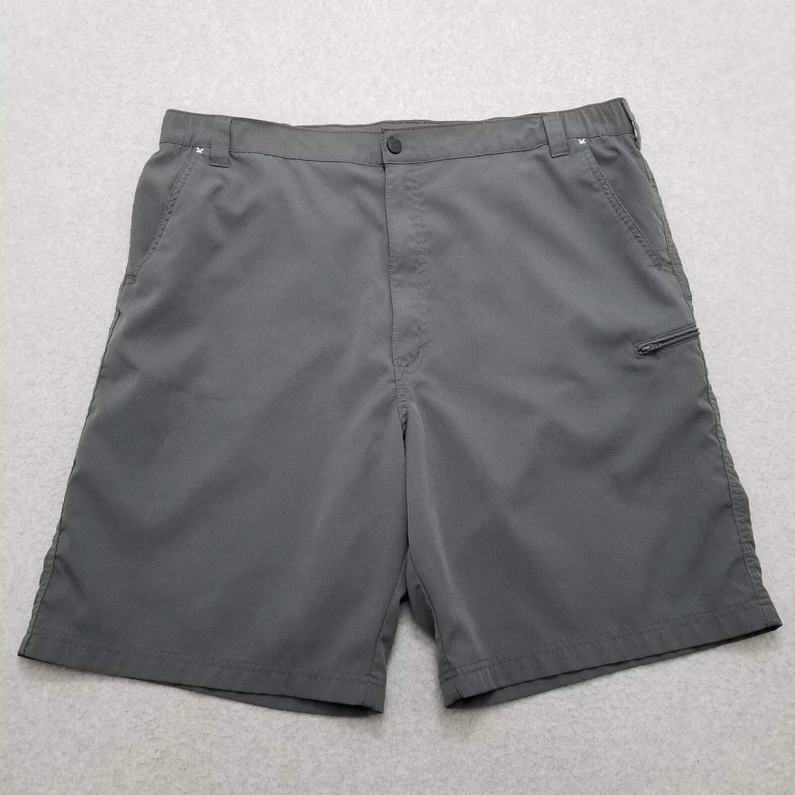 Wrangler Shorts Mens 42 Casual Chino Pockets Stretch Gray