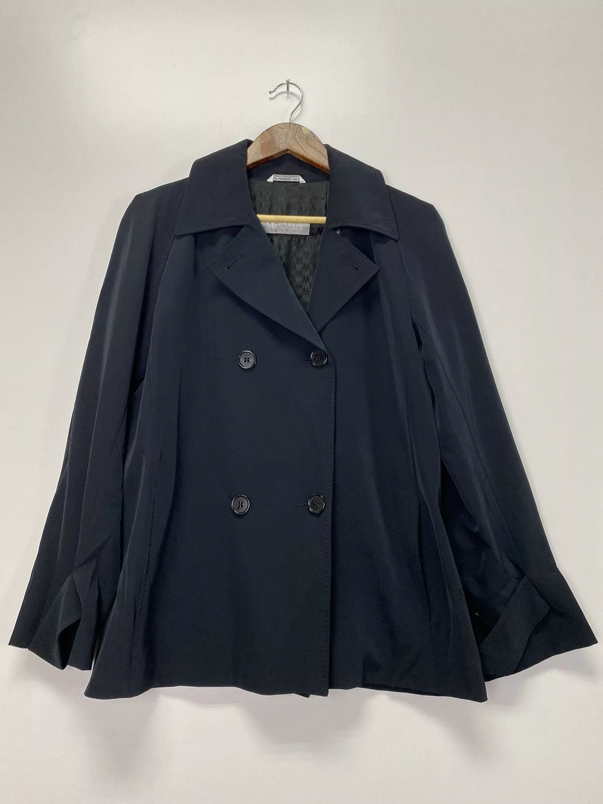 Designer Light Jackets Designer Max Mara Black Jacket Vintage