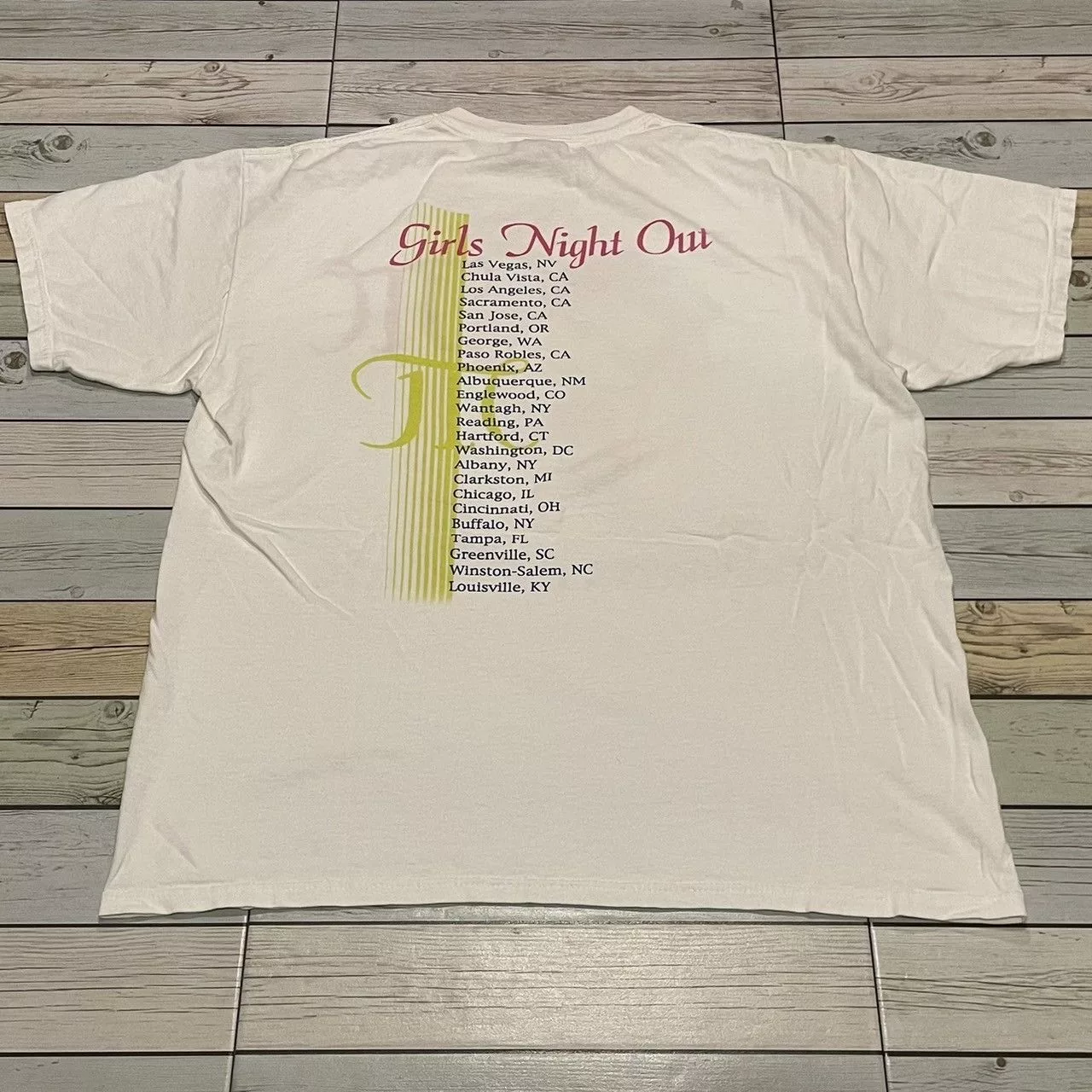 Band Tees Short Sleeve T Shirts Band Tees × Vintage Rare Vintage Martina McBride Band Tour Tee Country Music White