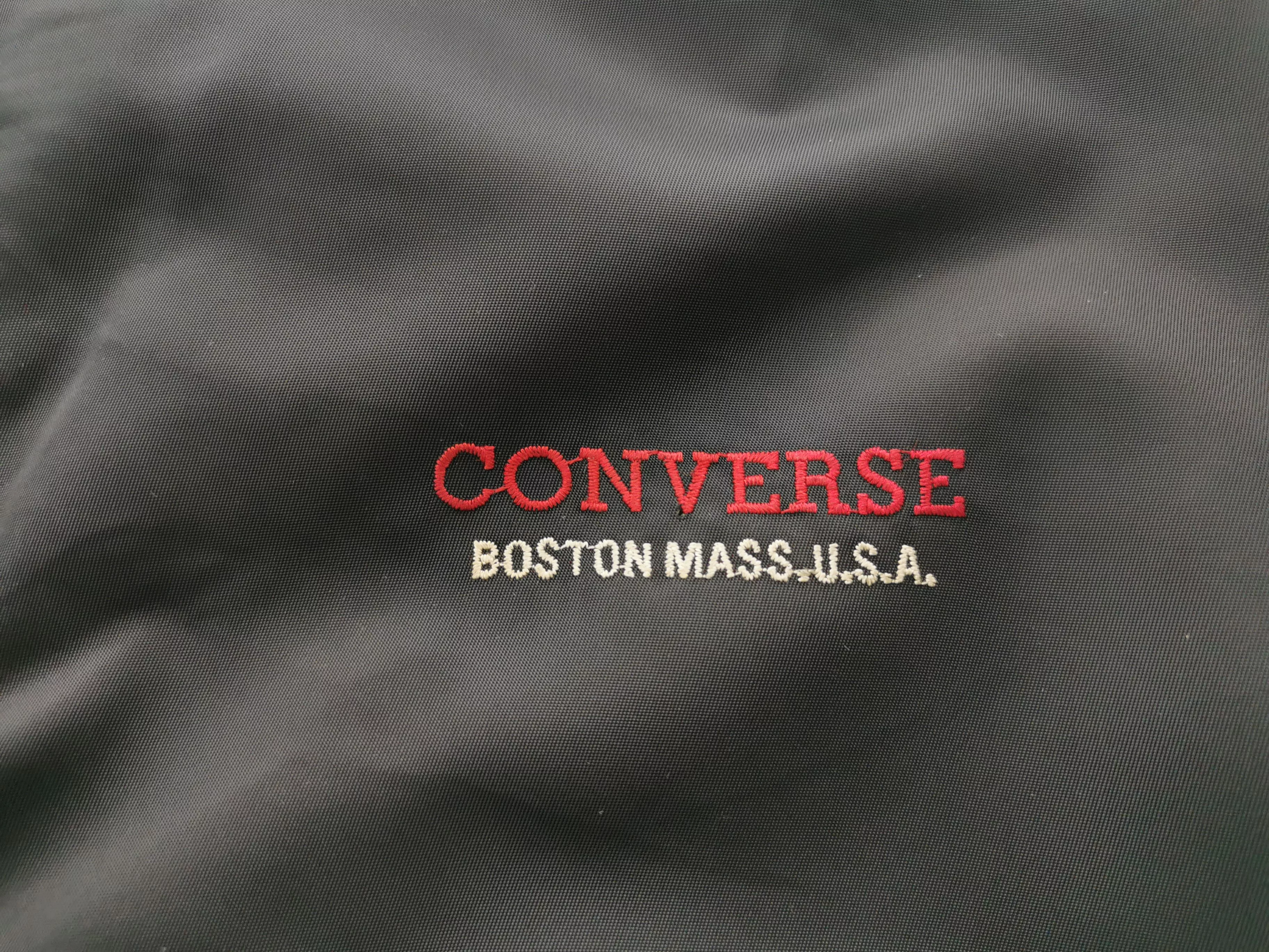 Converse Bombers Vintage Converse Bomber Nylon Jacket Size L Black