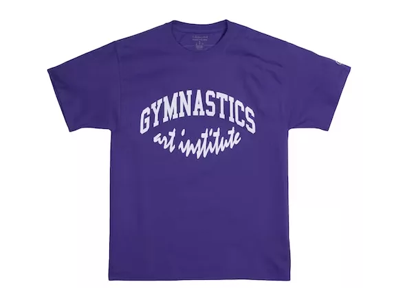 Virgil Abloh Short Sleeve T Shirts Virgil Abloh Brooklyn Museum Gymnastics Art Institute Purple