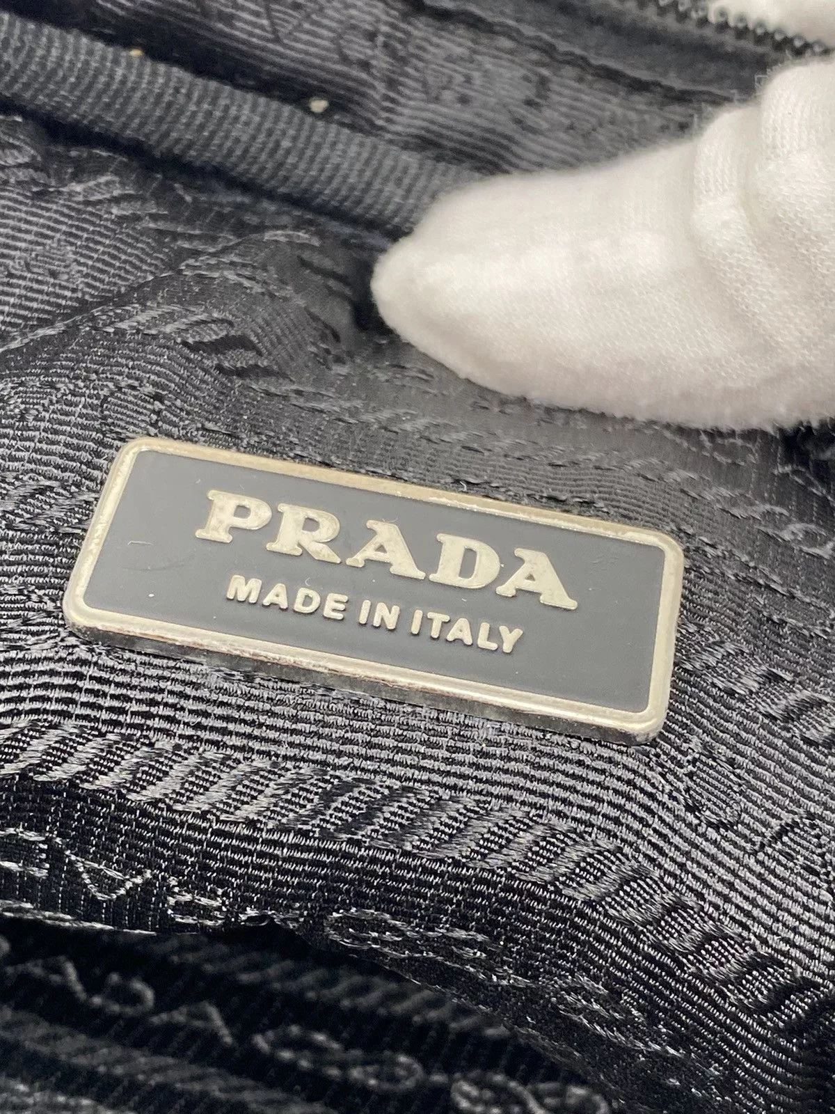 Prada Handle Bags Prada Tessuto Nylon Hand Bag Black