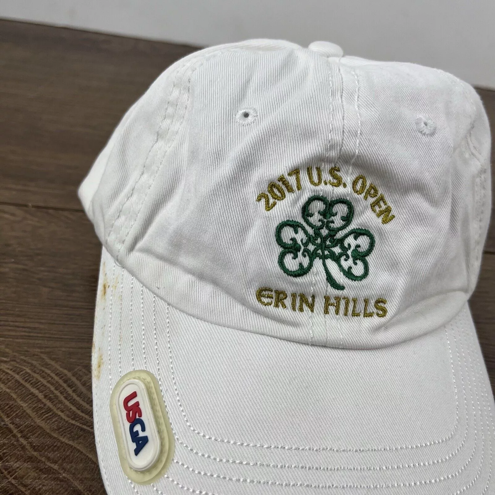 Other Hats Other Erin Hills Hat 2017 US Open Hat White Cap Hat Adjustable Hat