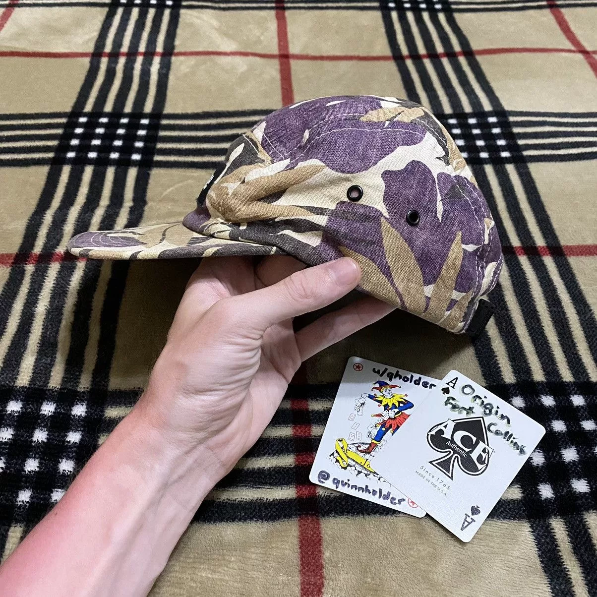 Supreme Hats Supreme SAMPLE Camp Cap Purple
