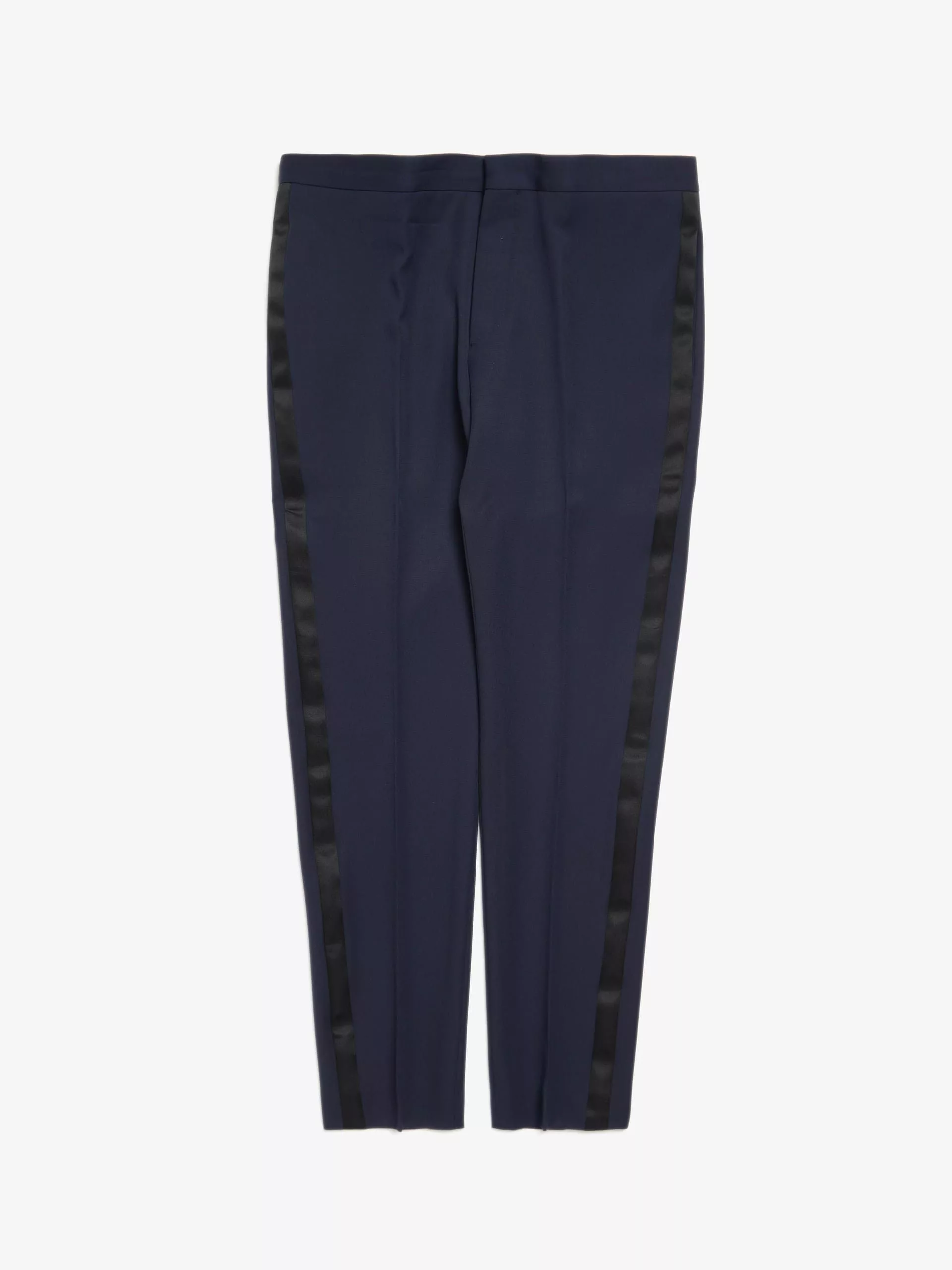Saint Laurent Paris Casual Pants Saint Laurent Paris Navy Basic Suit Pants Blue