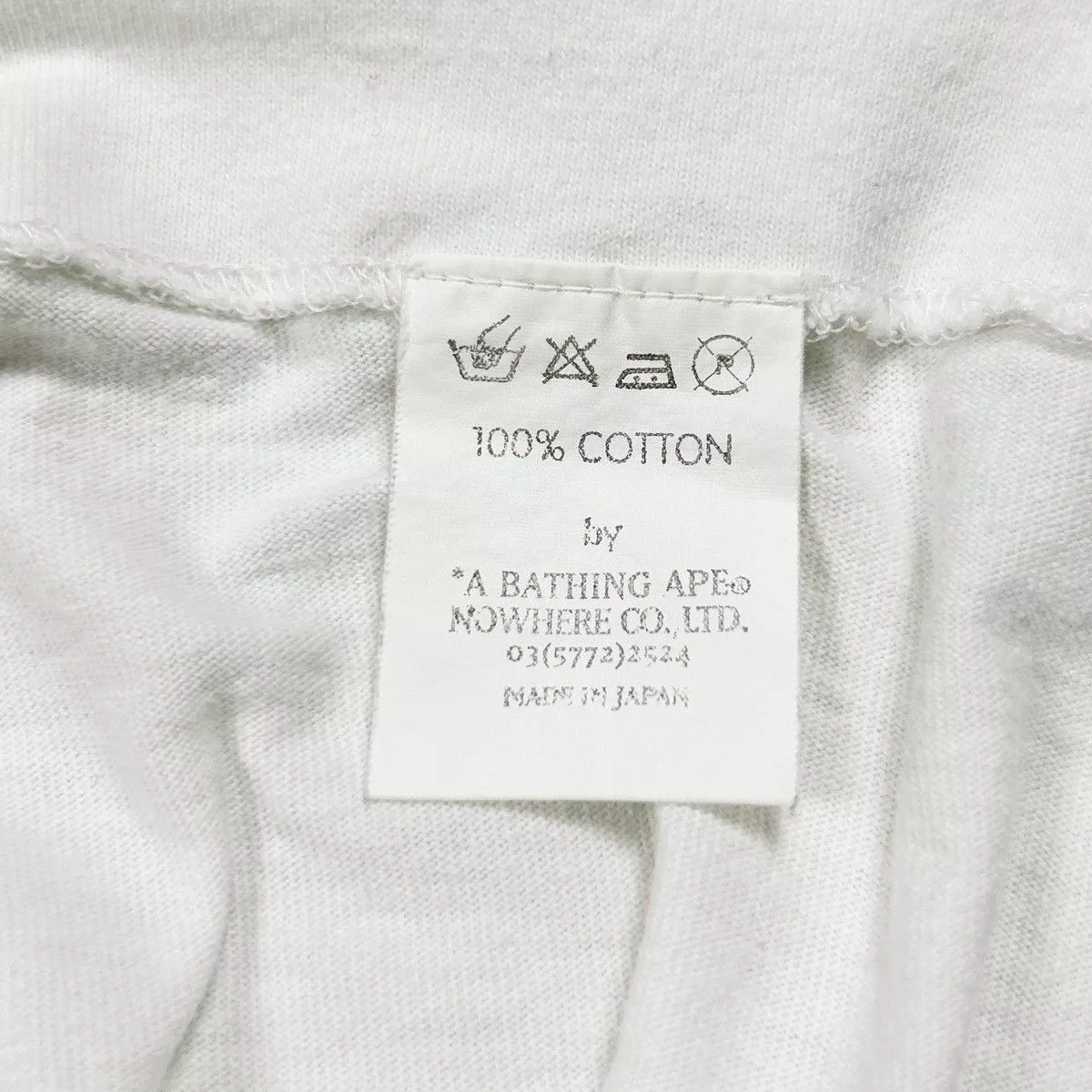Bape Short Sleeve T Shirts Bape Baby Milo Apelf Tee White
