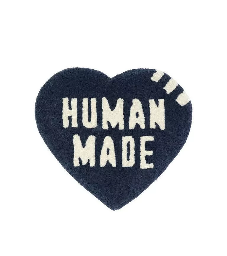 Human Made Miscellaneous Human Made Heart Rug Small blue