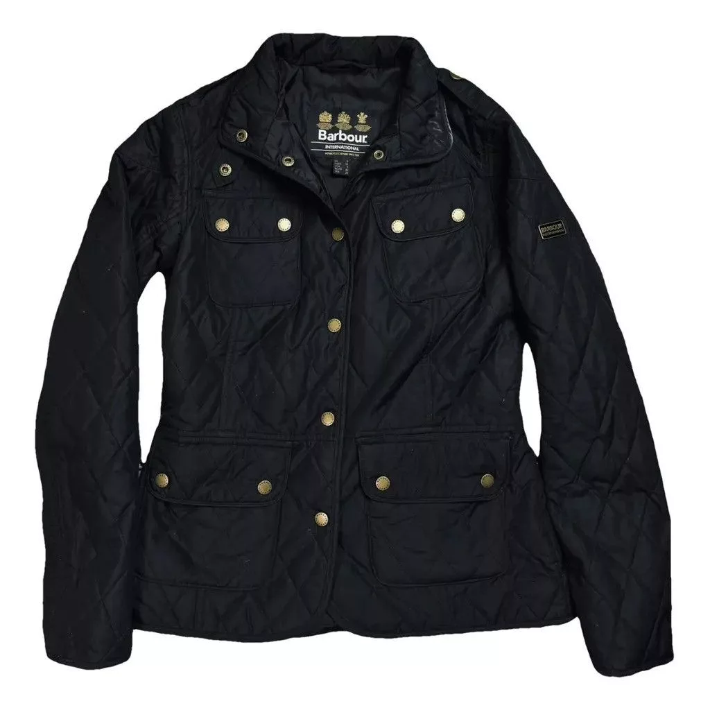 Barbour Jackets Barbour Jacket Puffer Black Size 36
