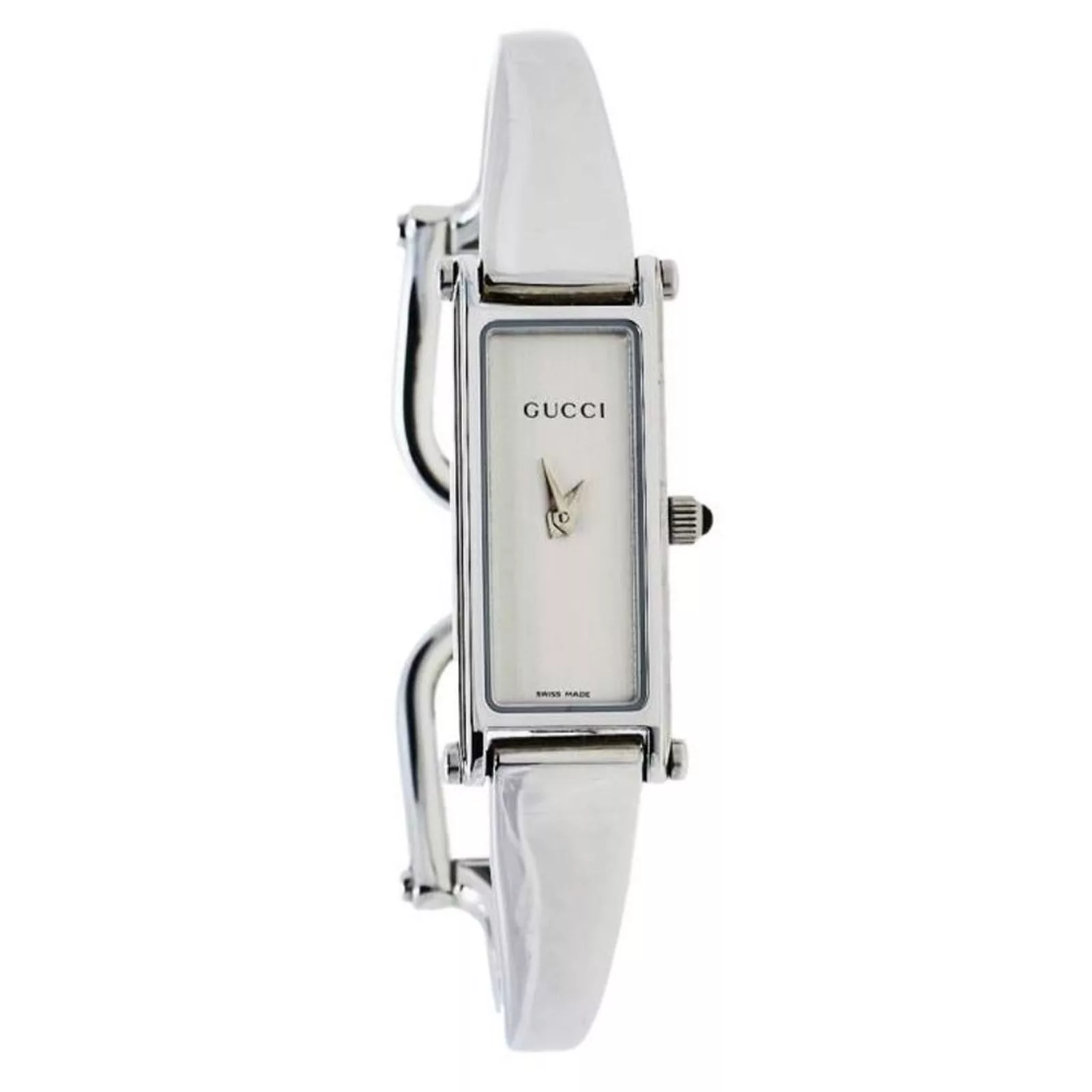 Gucci Watches GUCCI Vintage Stainless Steel 1500L Quartz Wristwatch Silver