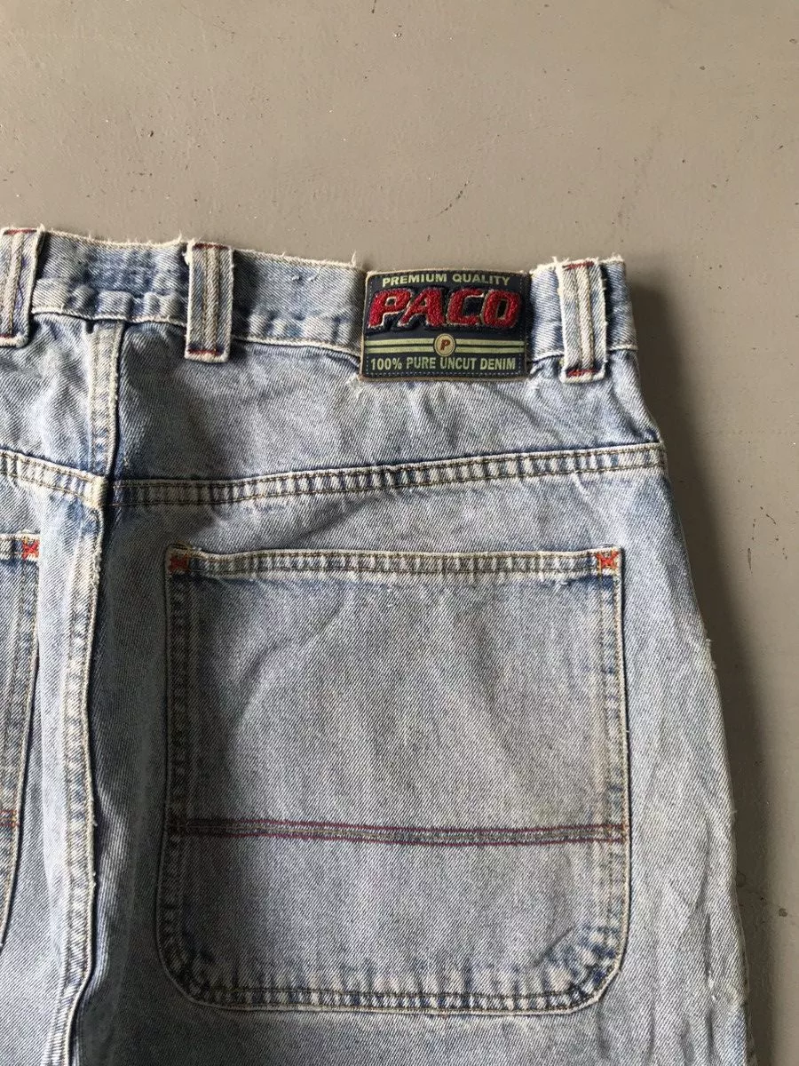 Vintage Shorts Vintage PACO DENIM JORTS Blue