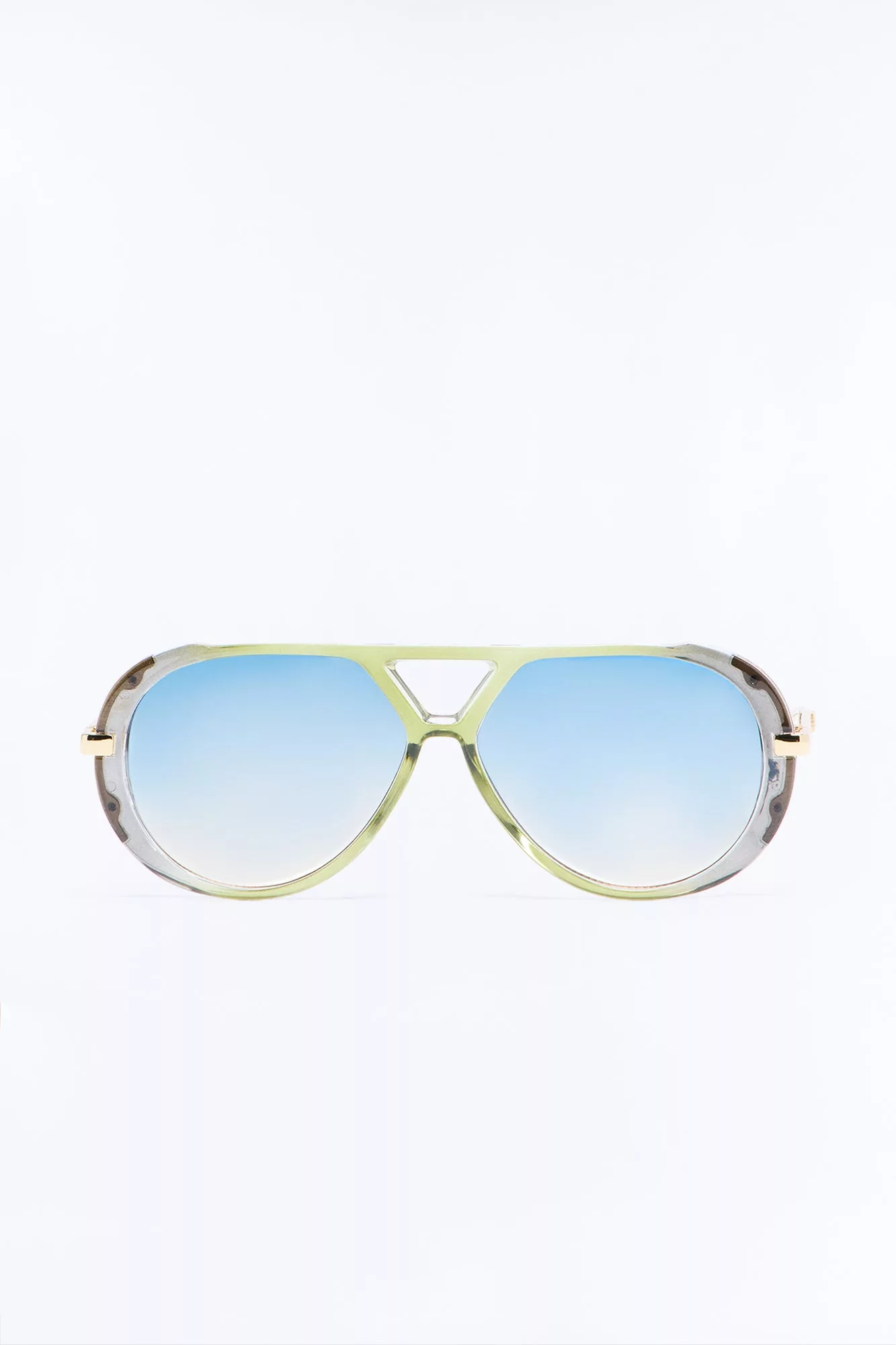Lightning Wave Sunglasses - Green/combo