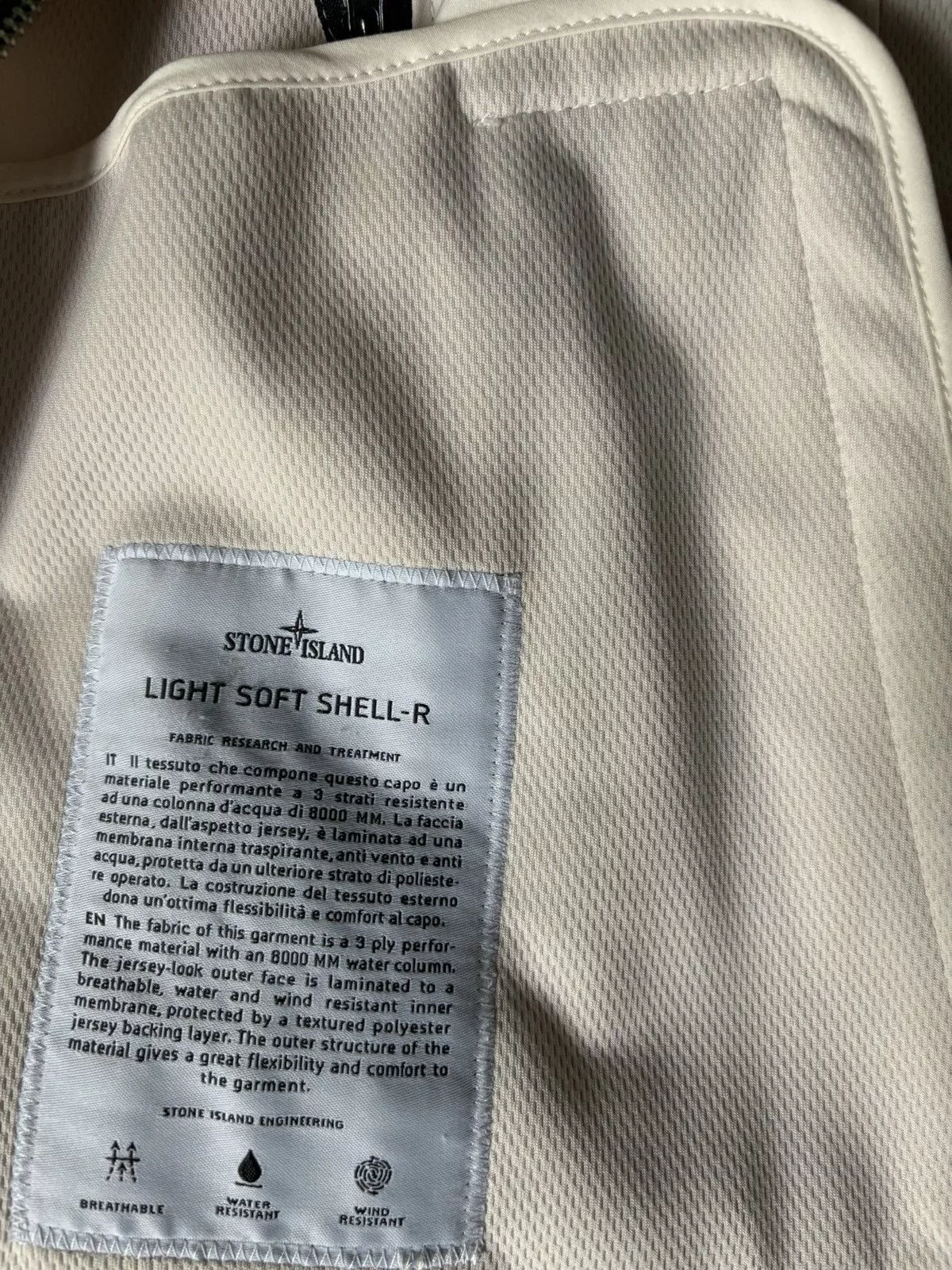 Stone Island Light Jackets Stone Island Shell White