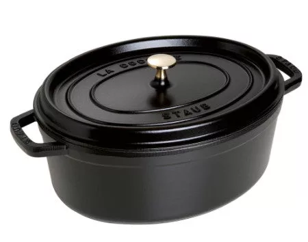 --BLACK MATTE 8.5 QT OVAL COCOTTE
