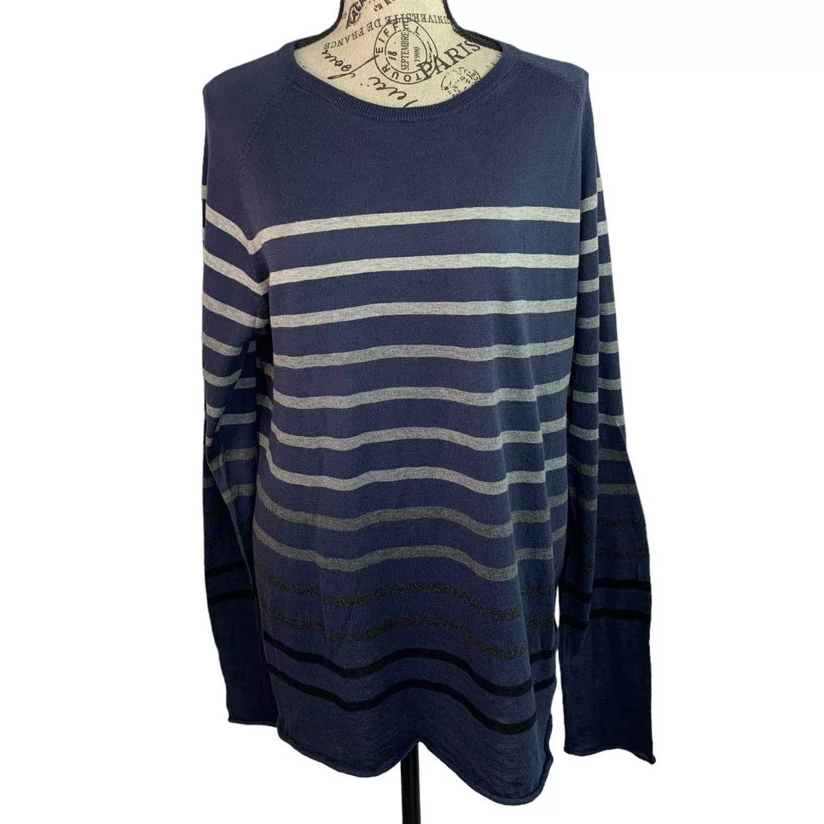 Jack & Jones Sweaters Knitwear Jack & Jones Sweater Men's L Pullover Crew Neck Slim Fit NEW Blue