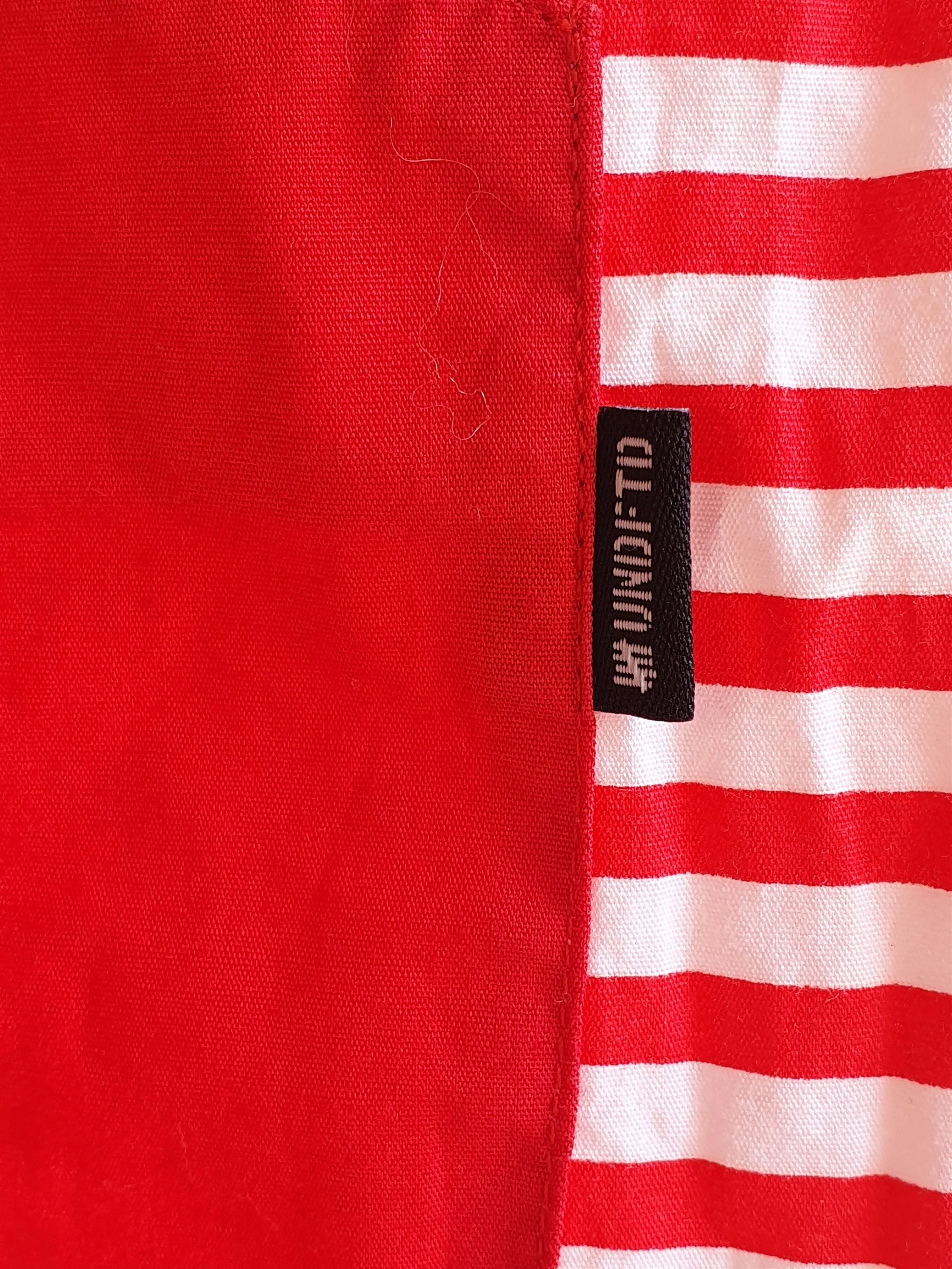 Undefeated Shirts Button Ups Undefeated Red/White striped short sleeve button up shirt,S Streetwear