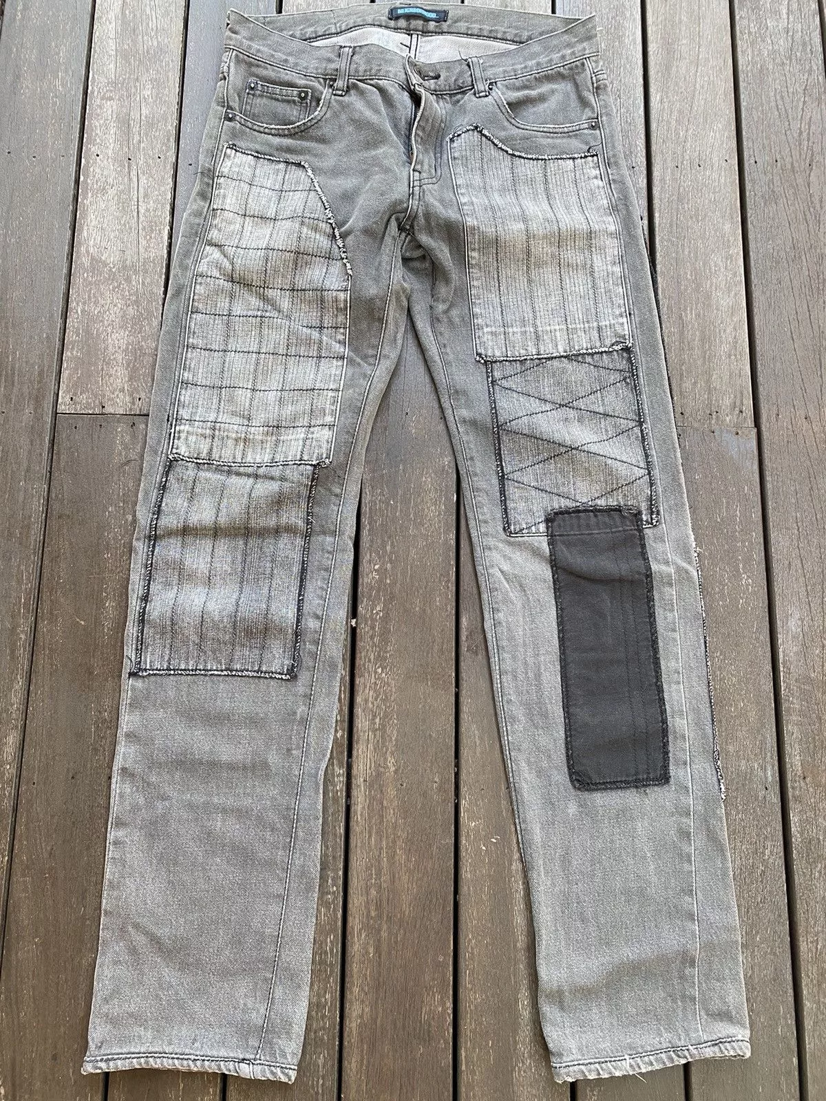 Neighborhood Denim Patchwork jeans by neighborhood Gray