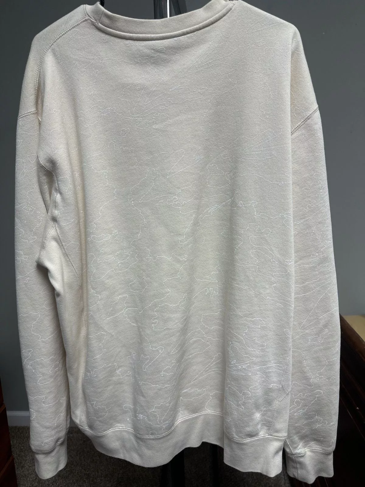 100 Thieves Sweaters Knitwear 100 Thieves Topographic Crew Neck Beige