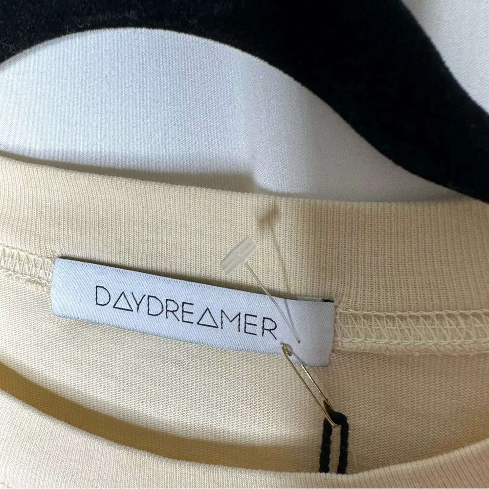 Daydreamer Blouses DAYDREAMER Yale Beach View Cropped Tie Dye Pullover NWT XS Blue